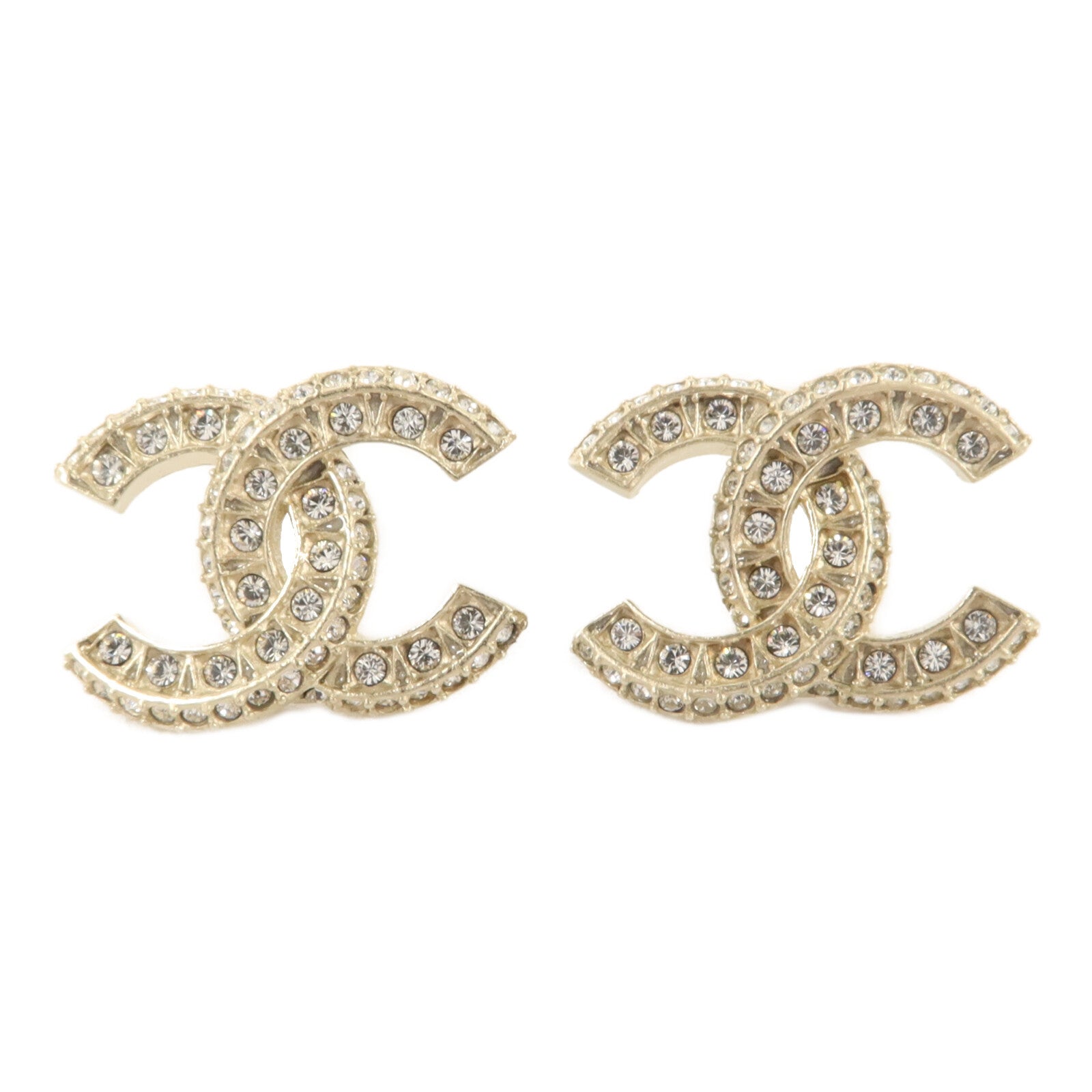 CHANEL 金屬Pierced Earring耳環