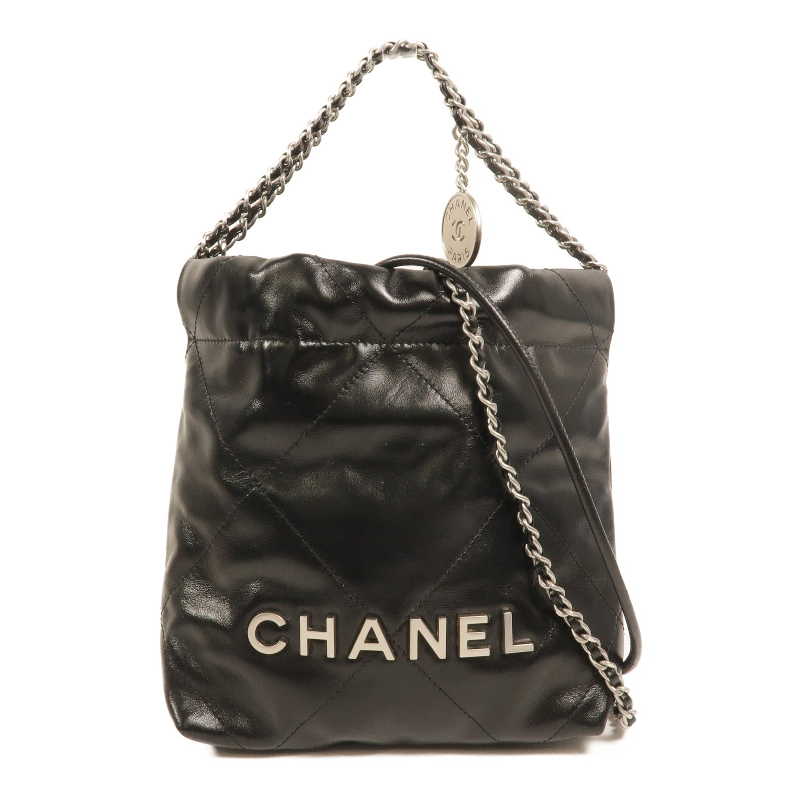 CHANEL Chanel 22 Mini鏈帶手挽肩背兩用袋