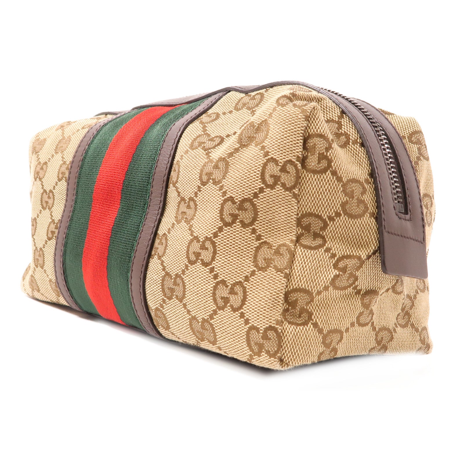 GUCCI 帆布Web Small Cosmetic Case手拿包