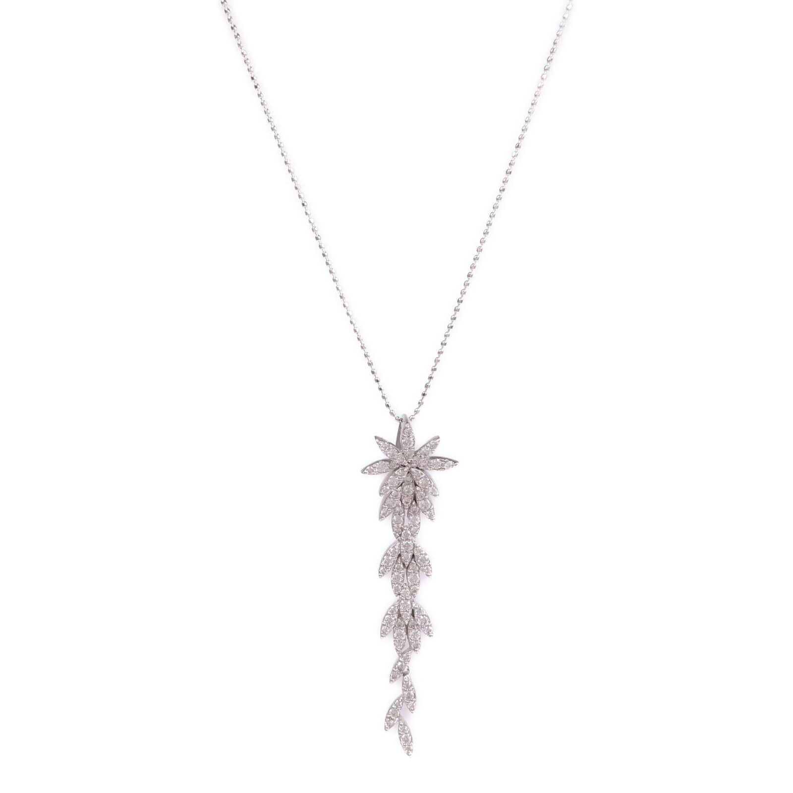 JEWELRY 18K白金Diamond Necklace鑽石項鍊