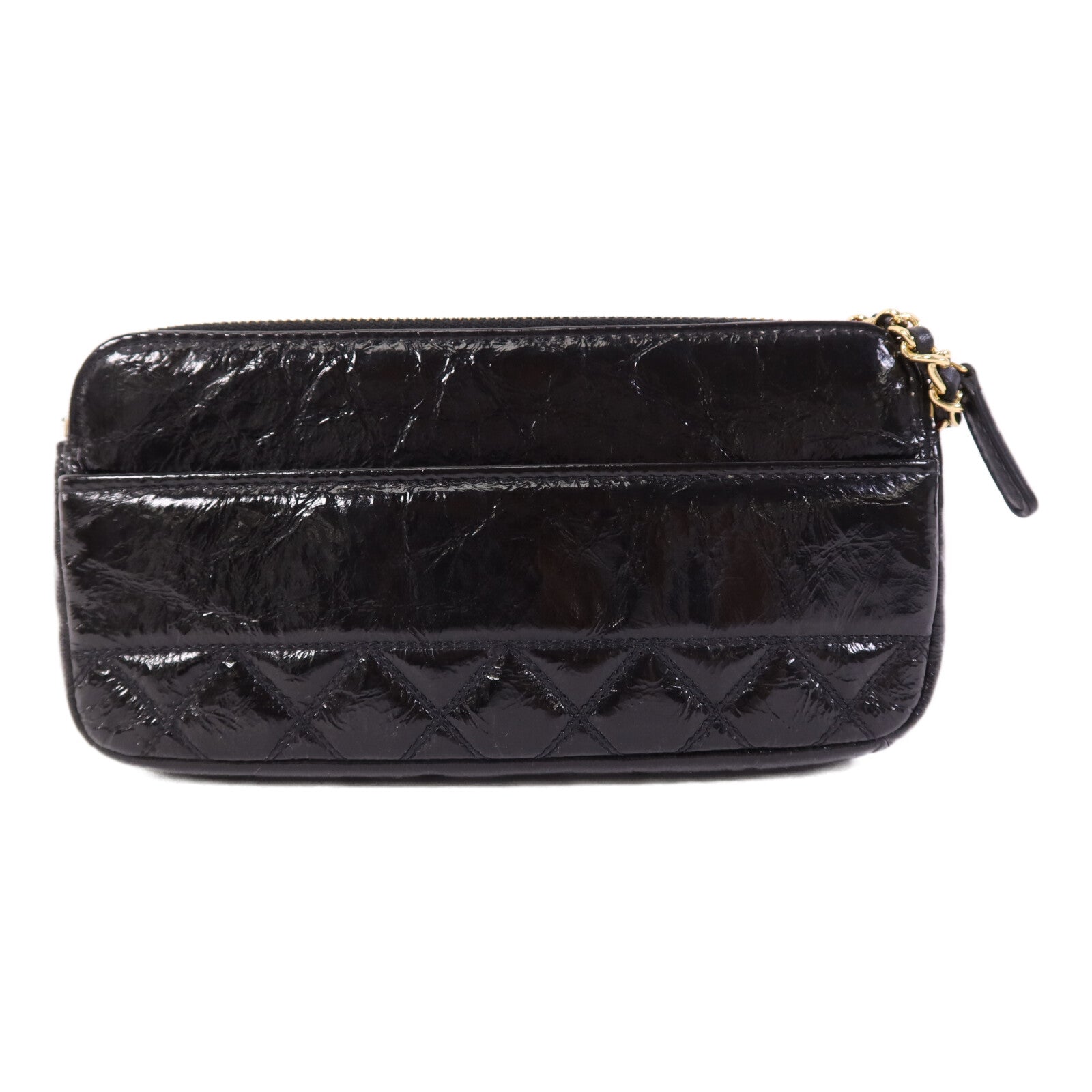 CHANEL 【激減優惠】牛皮皮革WOC Wallet On Chain鏈帶肩背袋