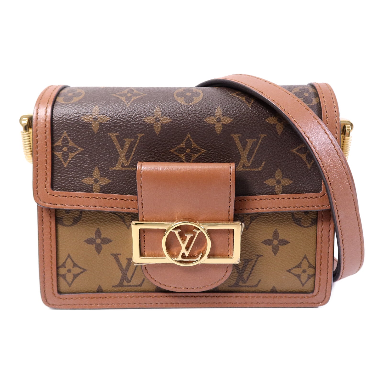 LOUIS VUITTON 【激減優惠】Monogram Reverse Mini Dauphine肩背袋