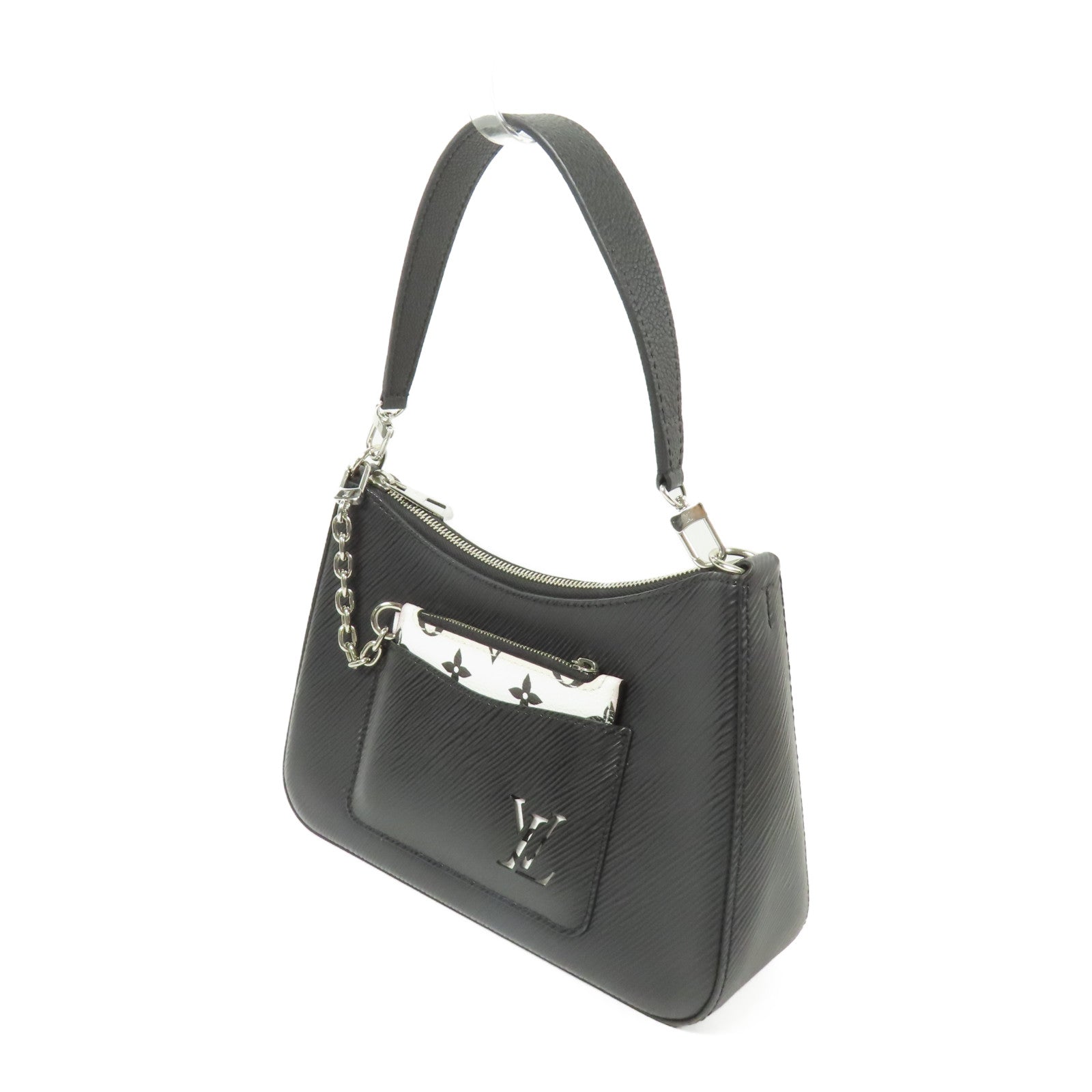 LOUIS VUITTON Epi Marelle銀扣手挽肩背兩用袋