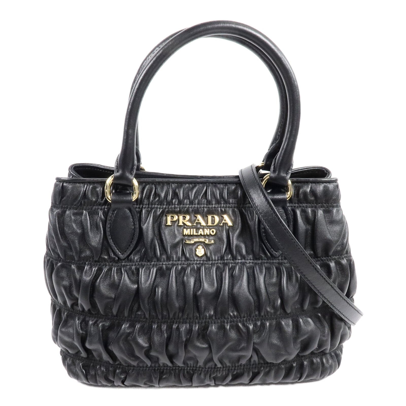PRADA 羊皮皮革2 Way Shoulder Bag手挽肩背兩用袋