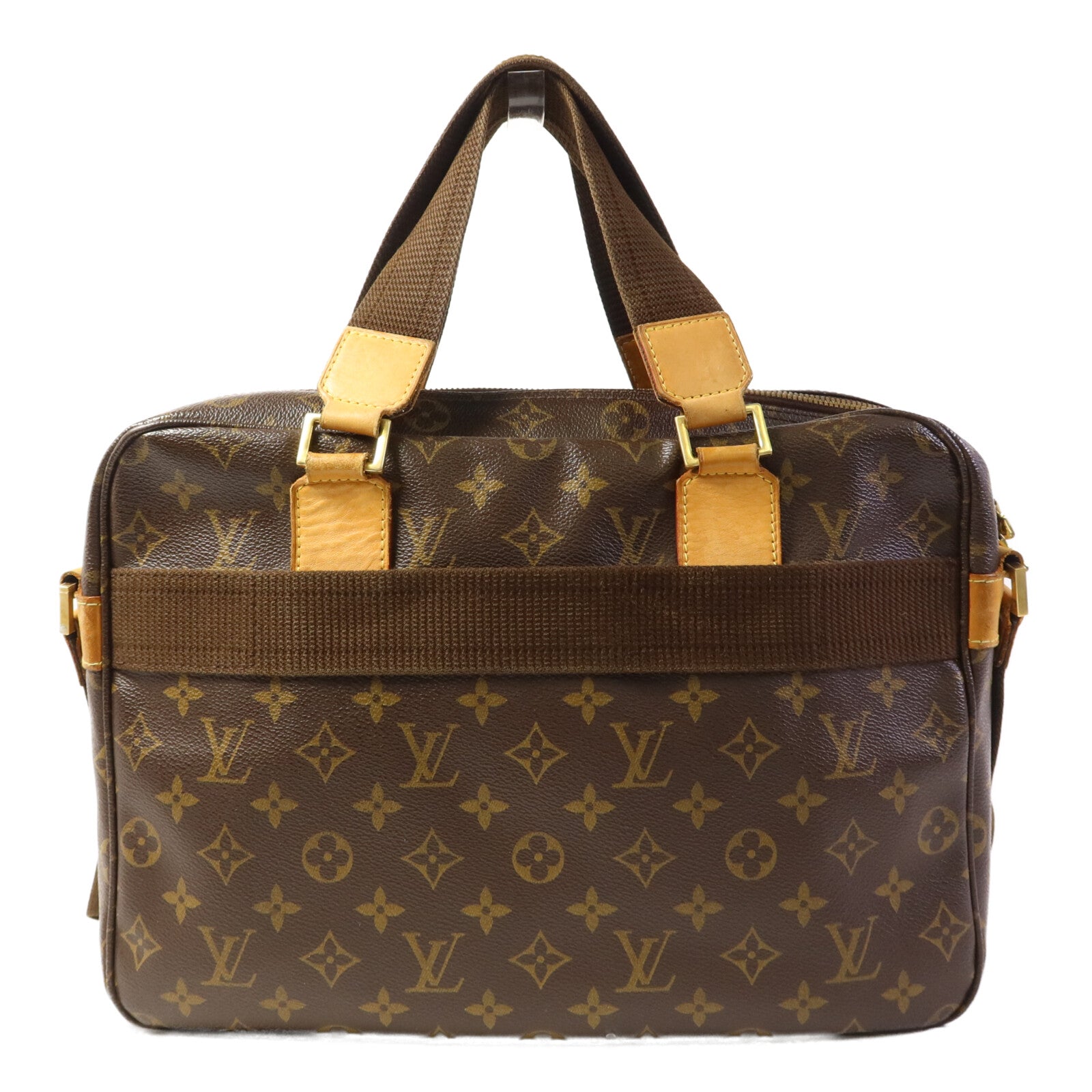 LOUIS VUITTON Monogram Sac Bosphore金扣手挽肩背兩用袋
