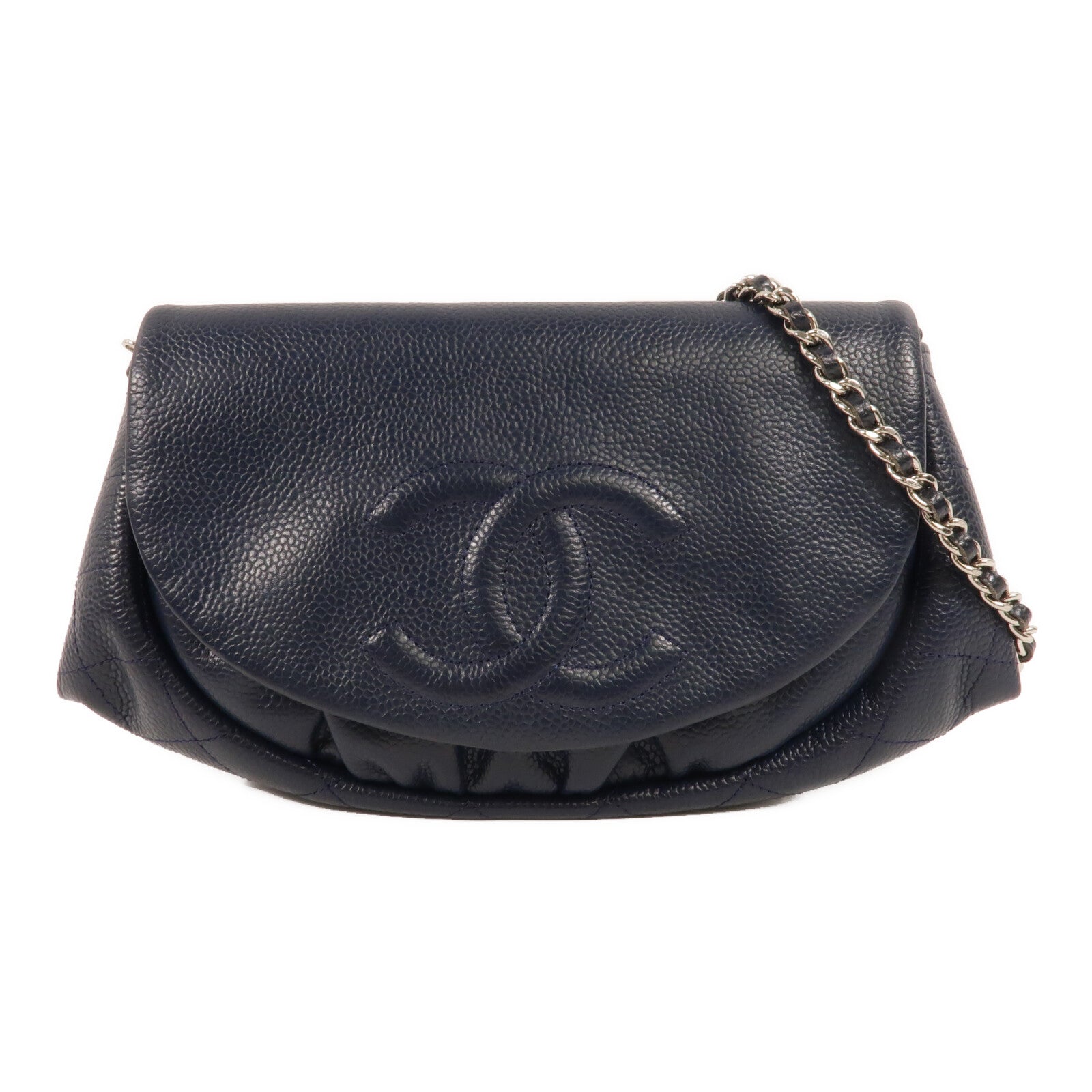 CHANEL 牛皮皮革Wallet On Chain鏈帶肩背袋