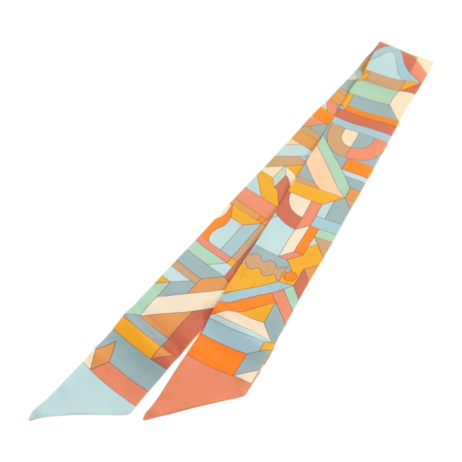 HERMES 絲質Twilly絲巾