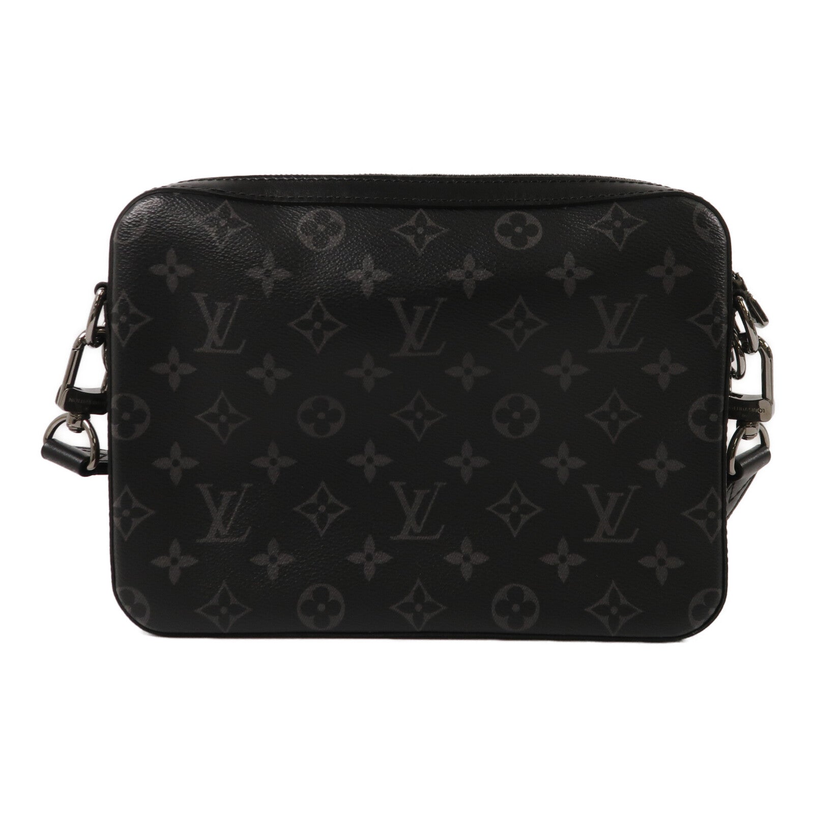 LOUIS VUITTON Monogram Eclipse Reverse Trio Messenger肩背袋