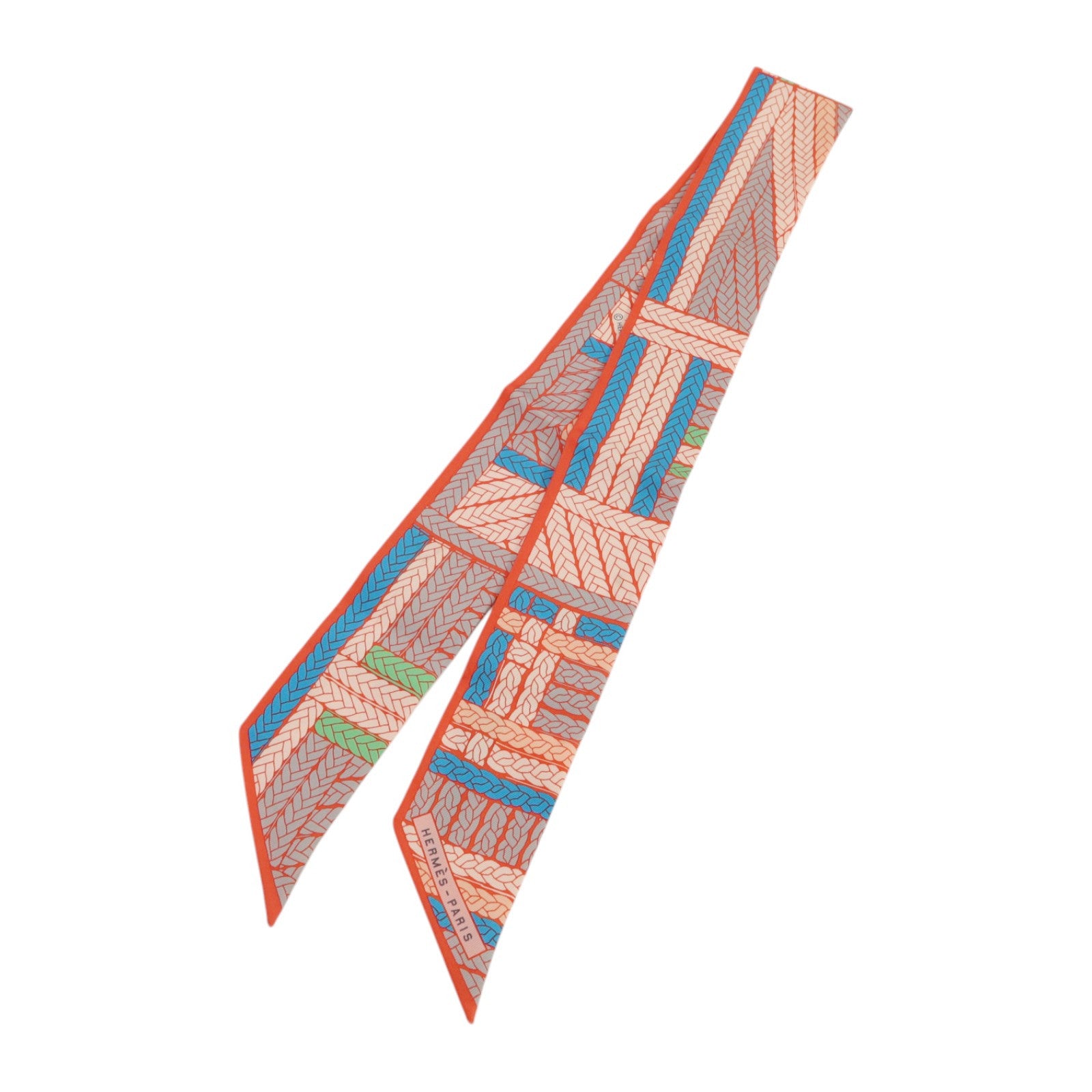 HERMES 絲質Twilly絲巾