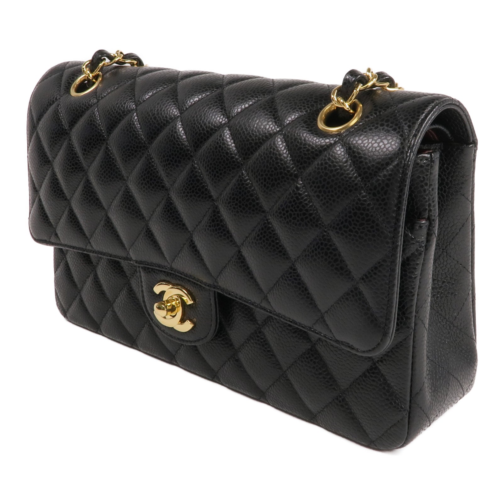 CHANEL Classic 25金扣鏈帶肩背袋