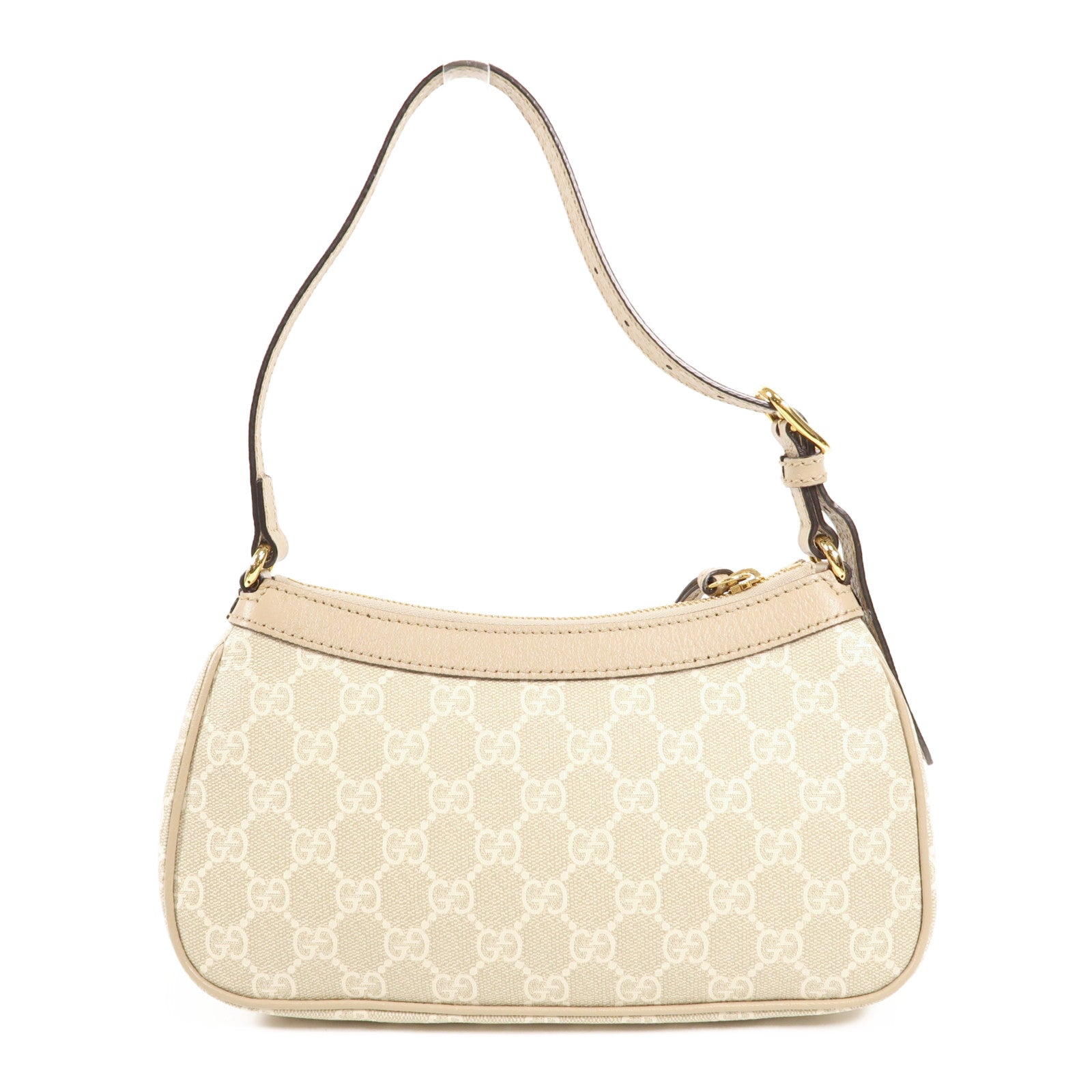 GUCCI 塗層帆布/皮革Ophidia Small HandBag金扣手挽袋