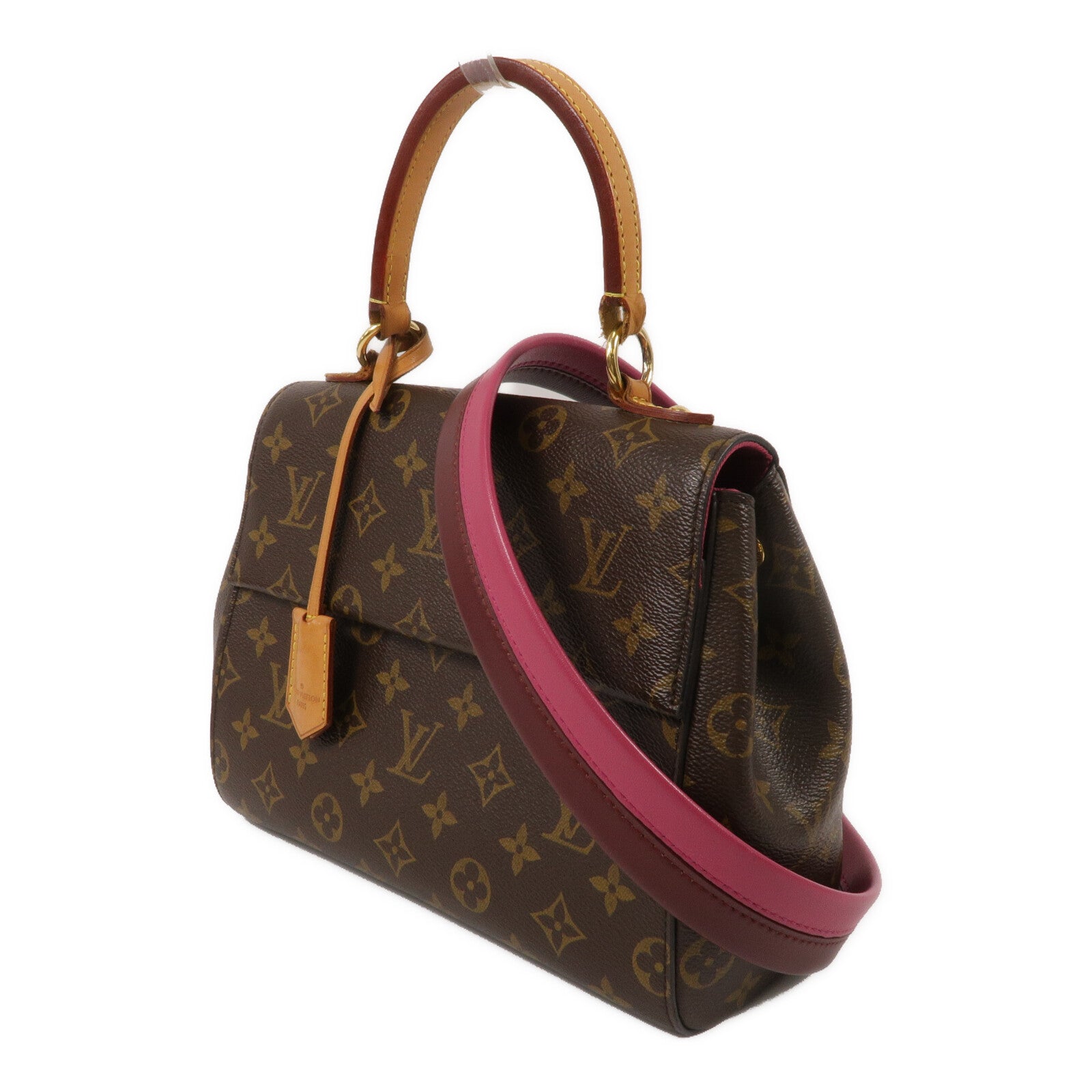 LOUIS VUITTON Monogram Cluny BB手挽肩背兩用袋