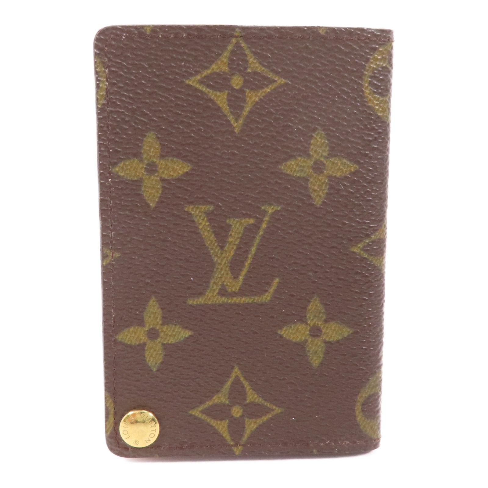 LOUIS VUITTON Monogram Card Case金扣卡套