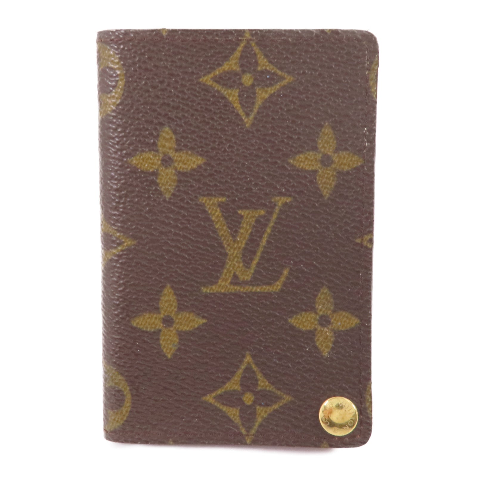 LOUIS VUITTON Monogram Card Case金扣卡套