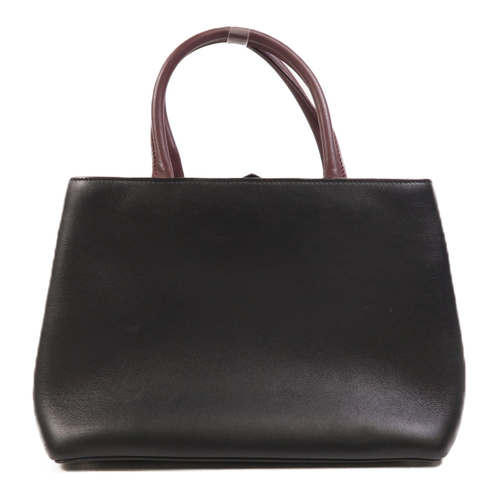 FENDI 牛皮皮革/Fur Monster Petite 2 Jours銀扣手挽袋