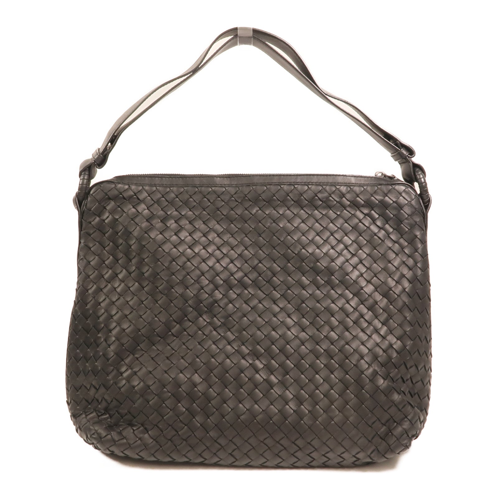 BOTTEGA VENETA 羊皮皮革Shoulder Bag銀扣肩背袋