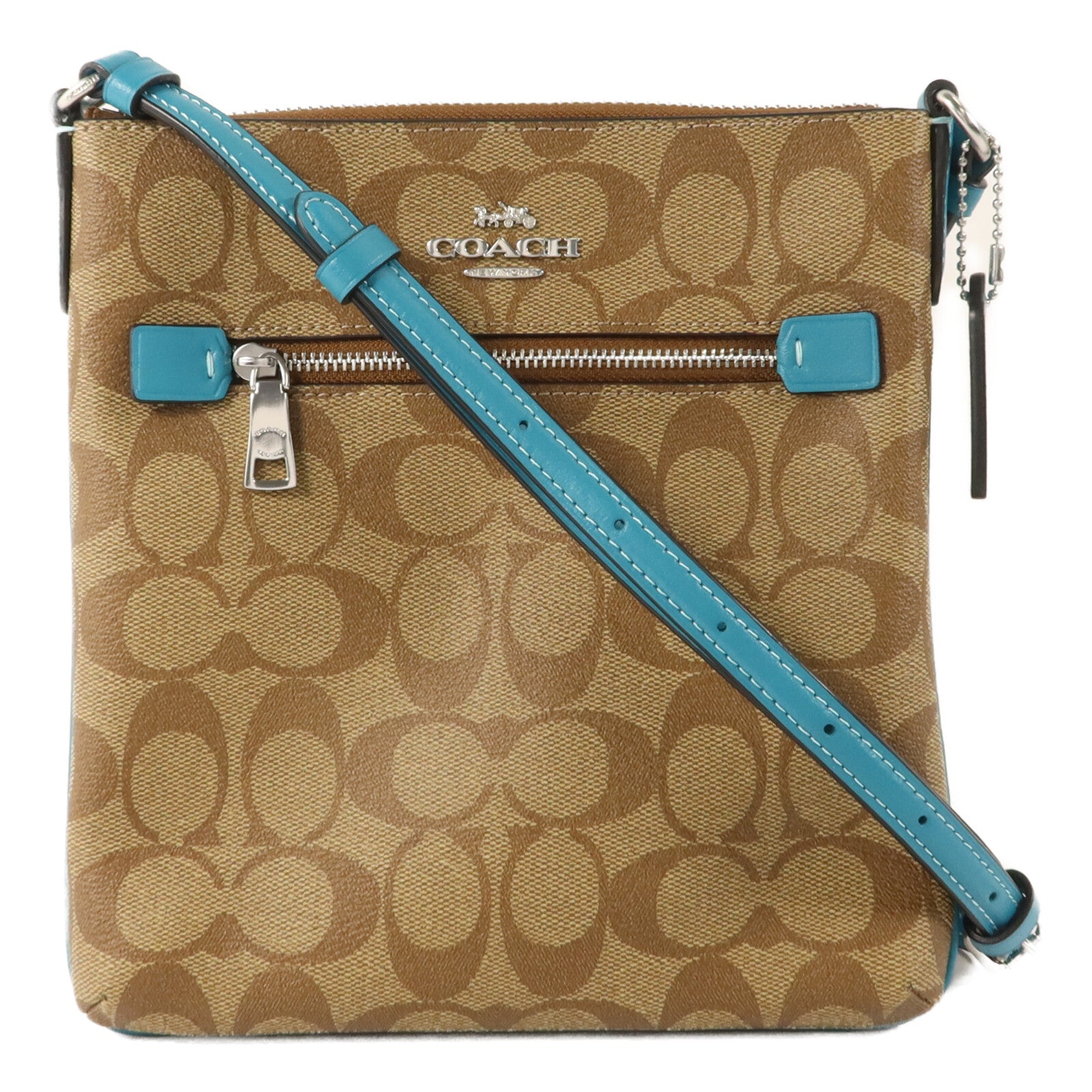 COACH 塗層帆布Shoulder Bag肩背袋