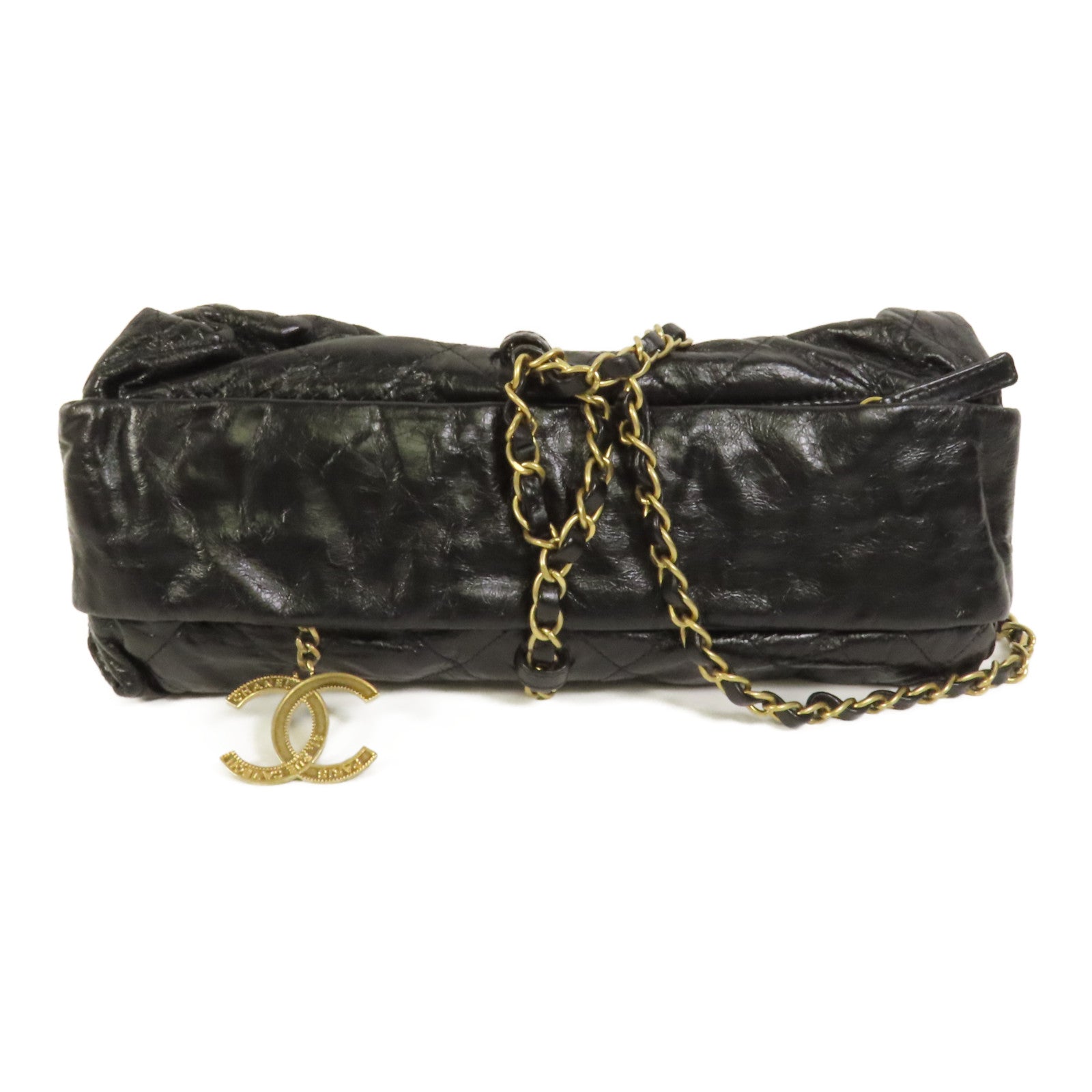 CHANEL 牛皮皮革 Bombay Baluchon金扣肩背袋