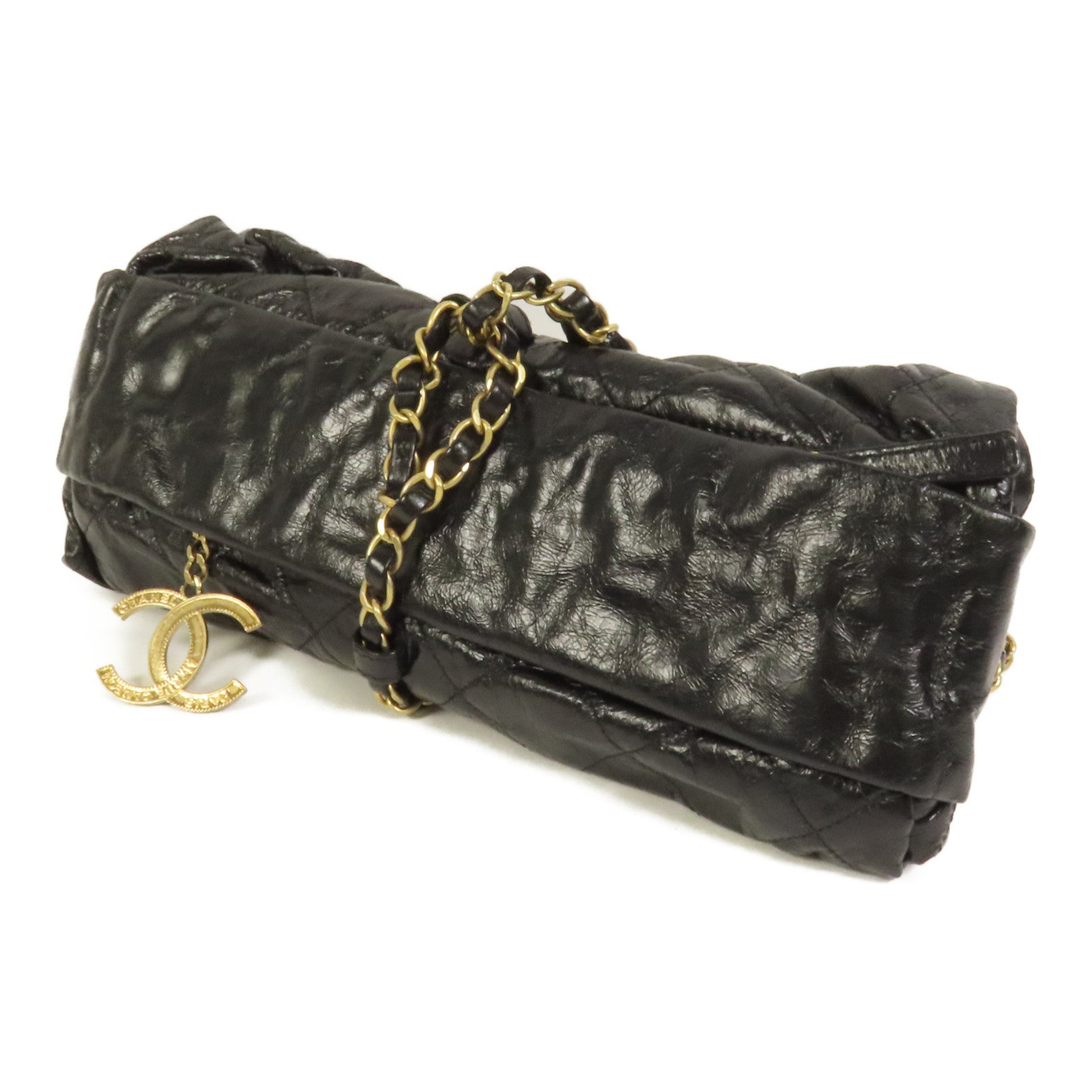 CHANEL 牛皮皮革 Bombay Baluchon金扣肩背袋