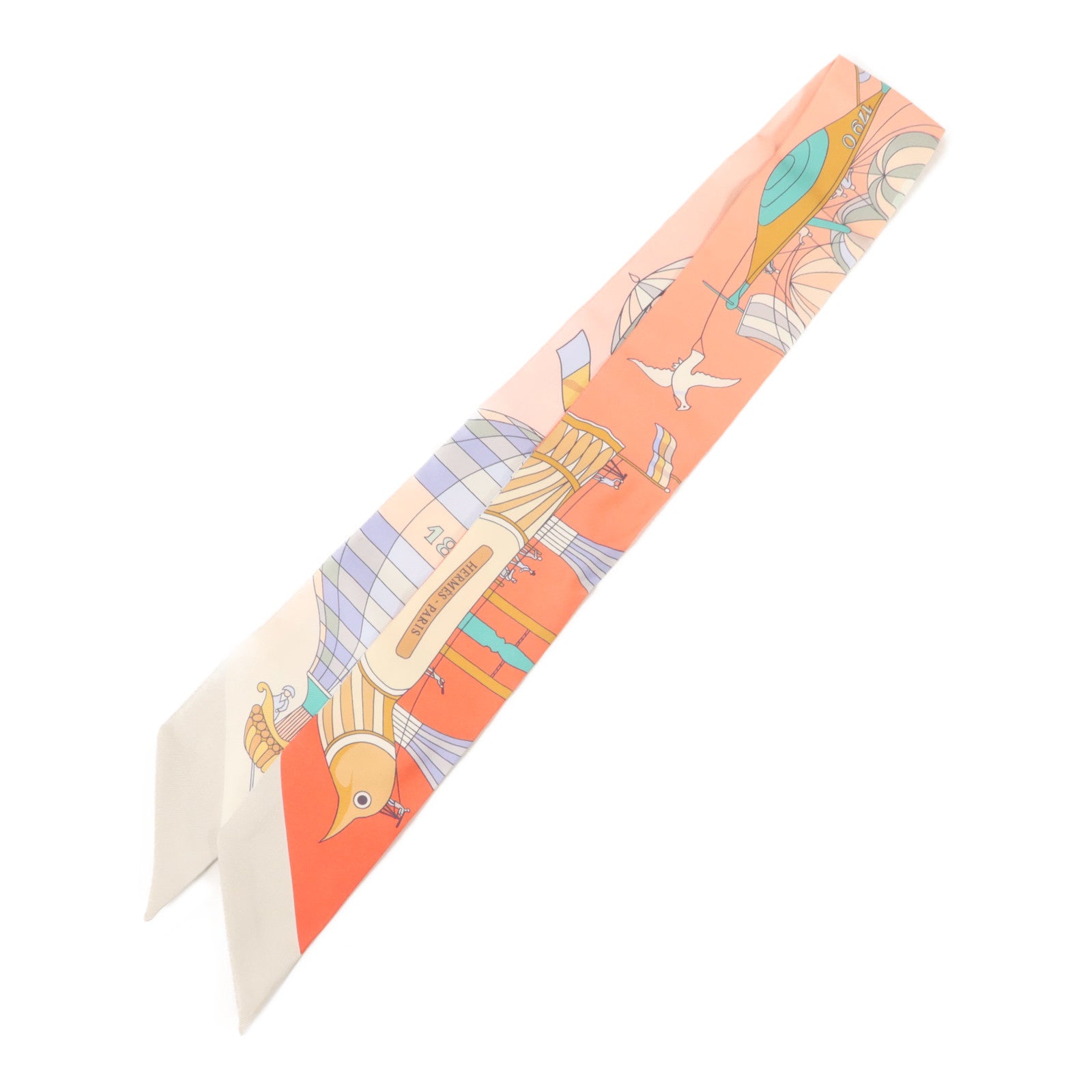 HERMES 絲質Twilly絲巾