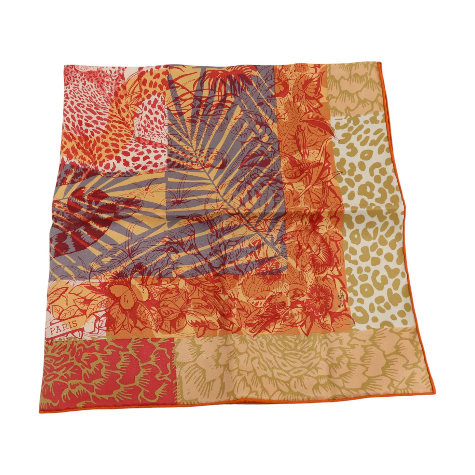 HERMES 絲質Scarf 65x65cm絲巾