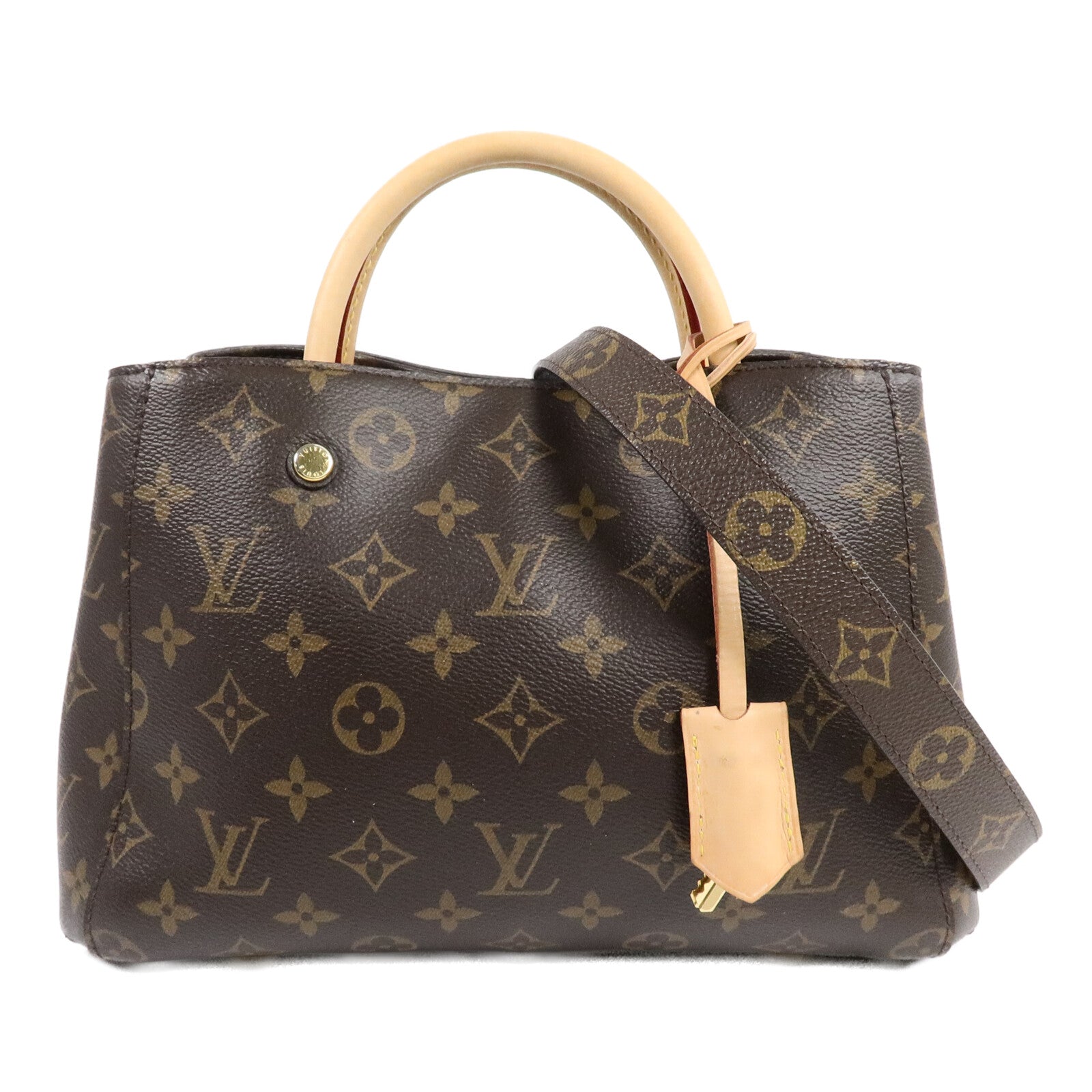 LOUIS VUITTON Monogram Montaigne BB手挽肩背兩用袋