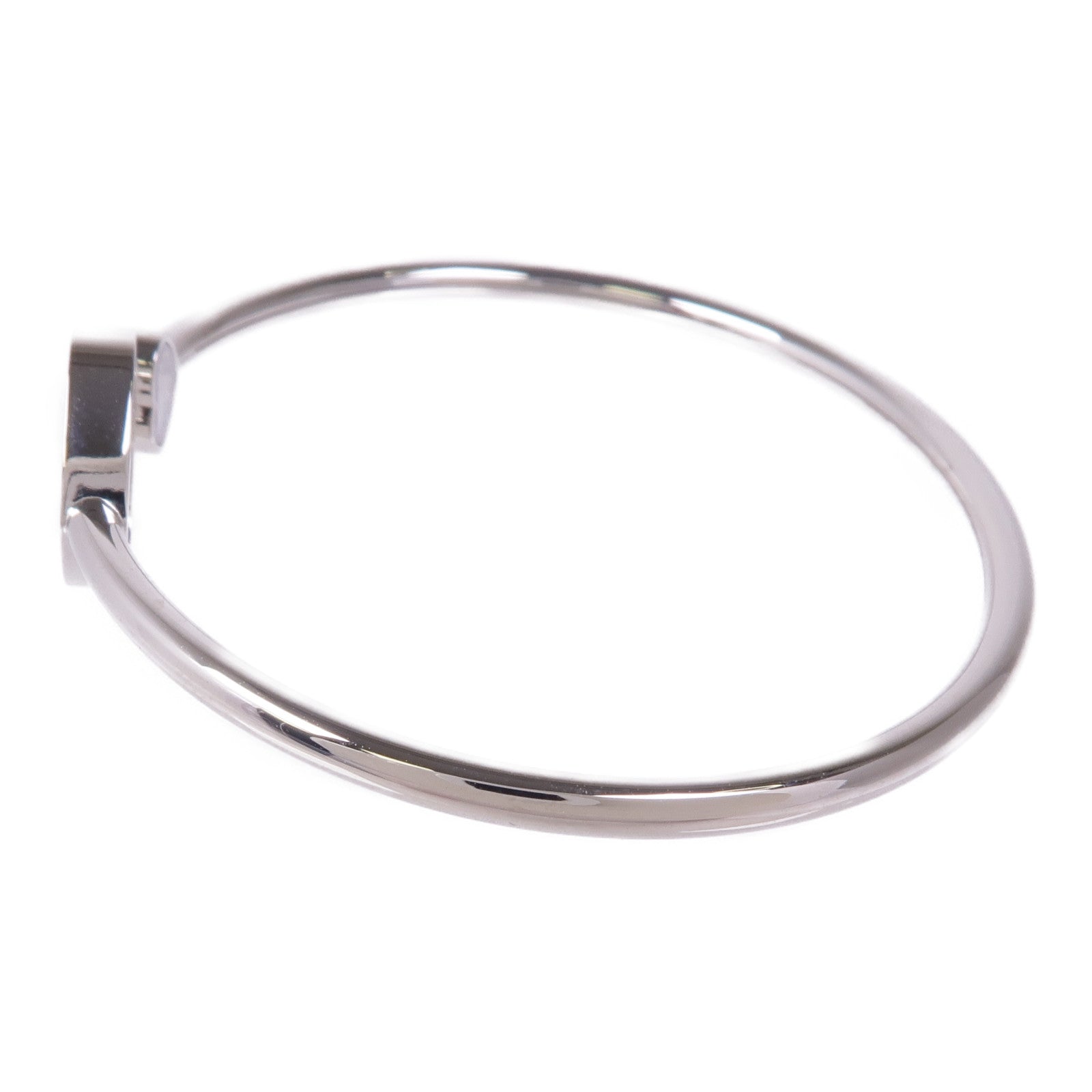 Chopard 18K白金Happy Hearts Bracelet珍珠母貝/鑽石手鐲