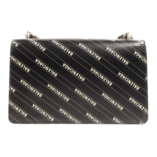 GUCCI 牛皮皮革Gucci x Balenciaga Shoulder Bag銀扣肩背袋