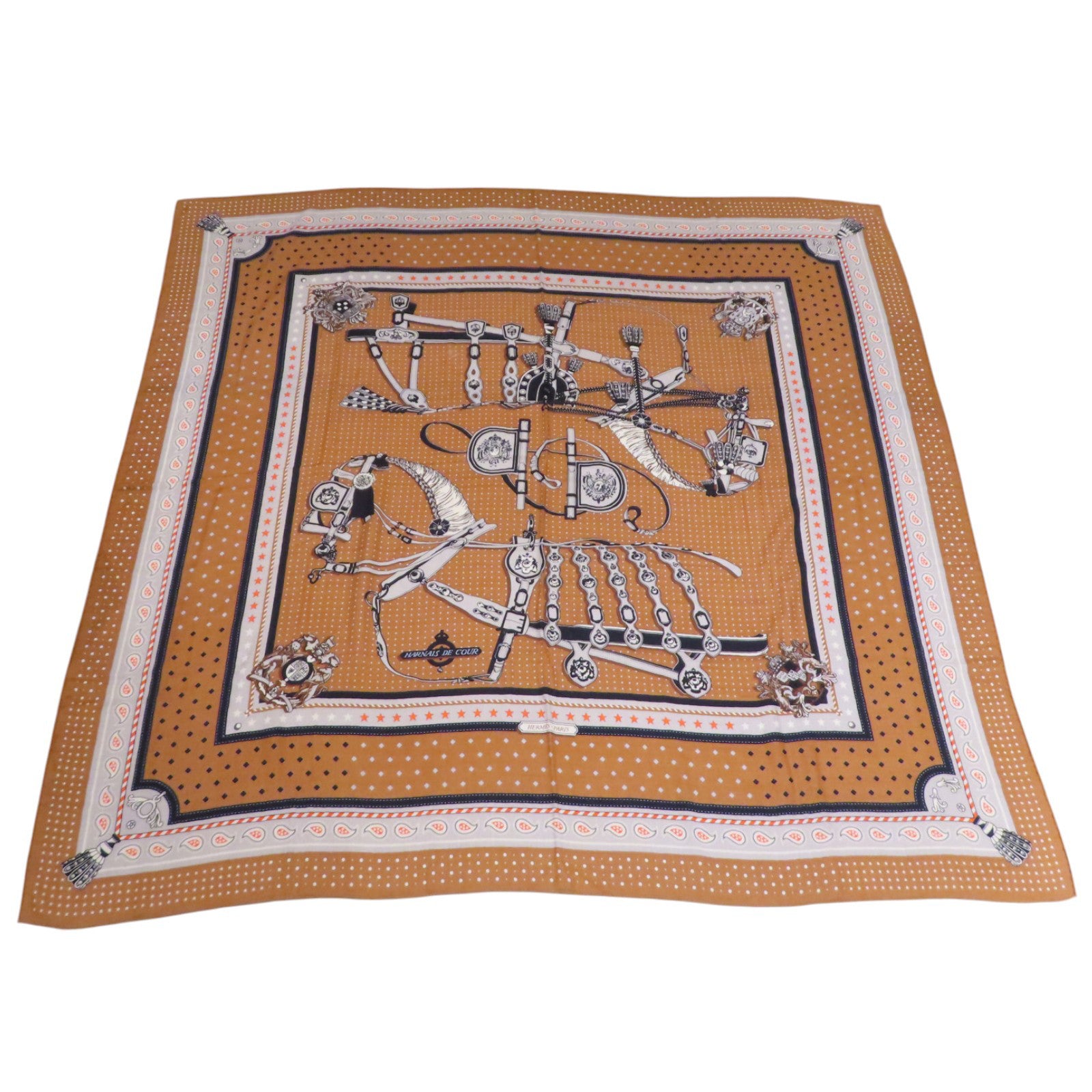 HERMES 羊絨/絲質Scarf絲巾