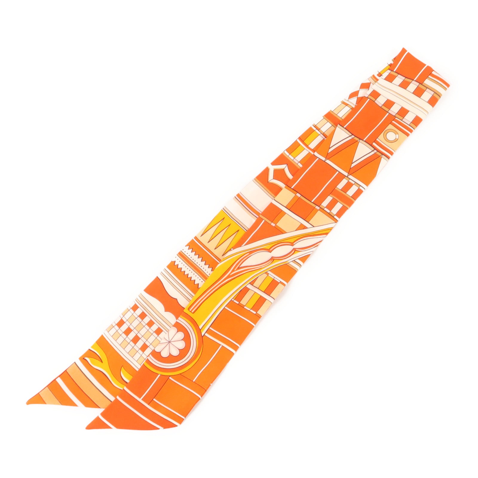 HERMES 絲質Twilly絲巾
