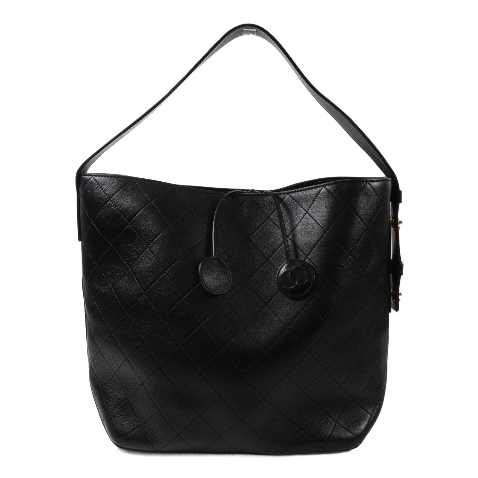 CHANEL 牛皮皮革Bucket Bag肩背袋