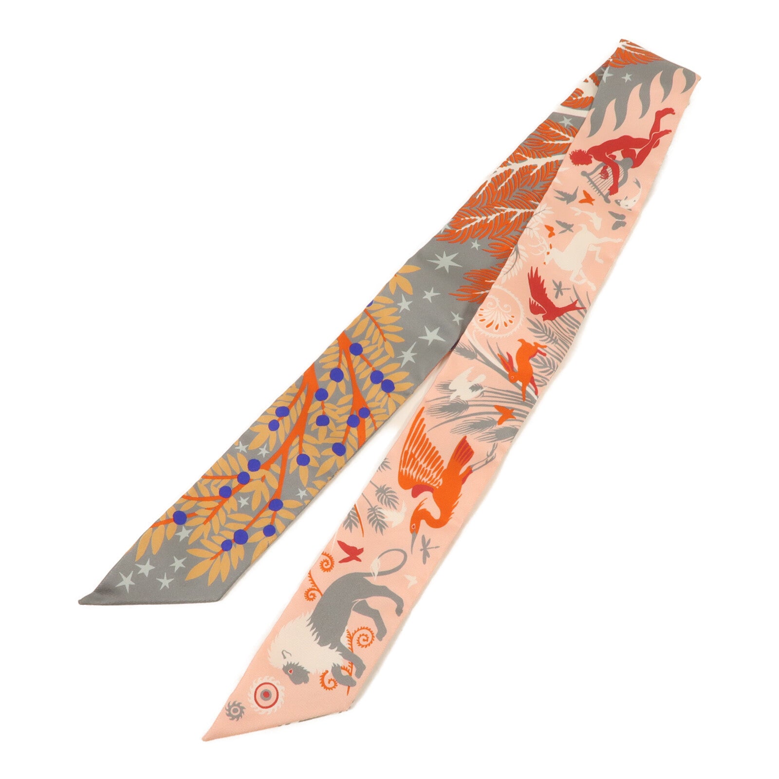 HERMES 絲質Twilly絲巾