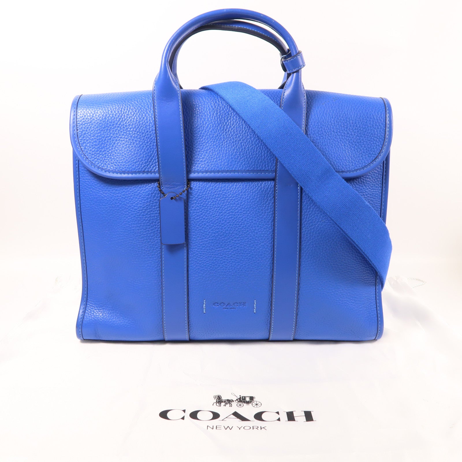 COACH 牛皮皮革Gotham Portfolio Bag手挽肩背兩用袋