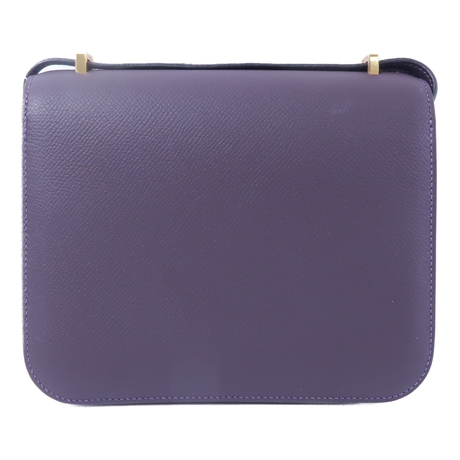 HERMES Epsom皮革Constance Mini肩背袋Tosca