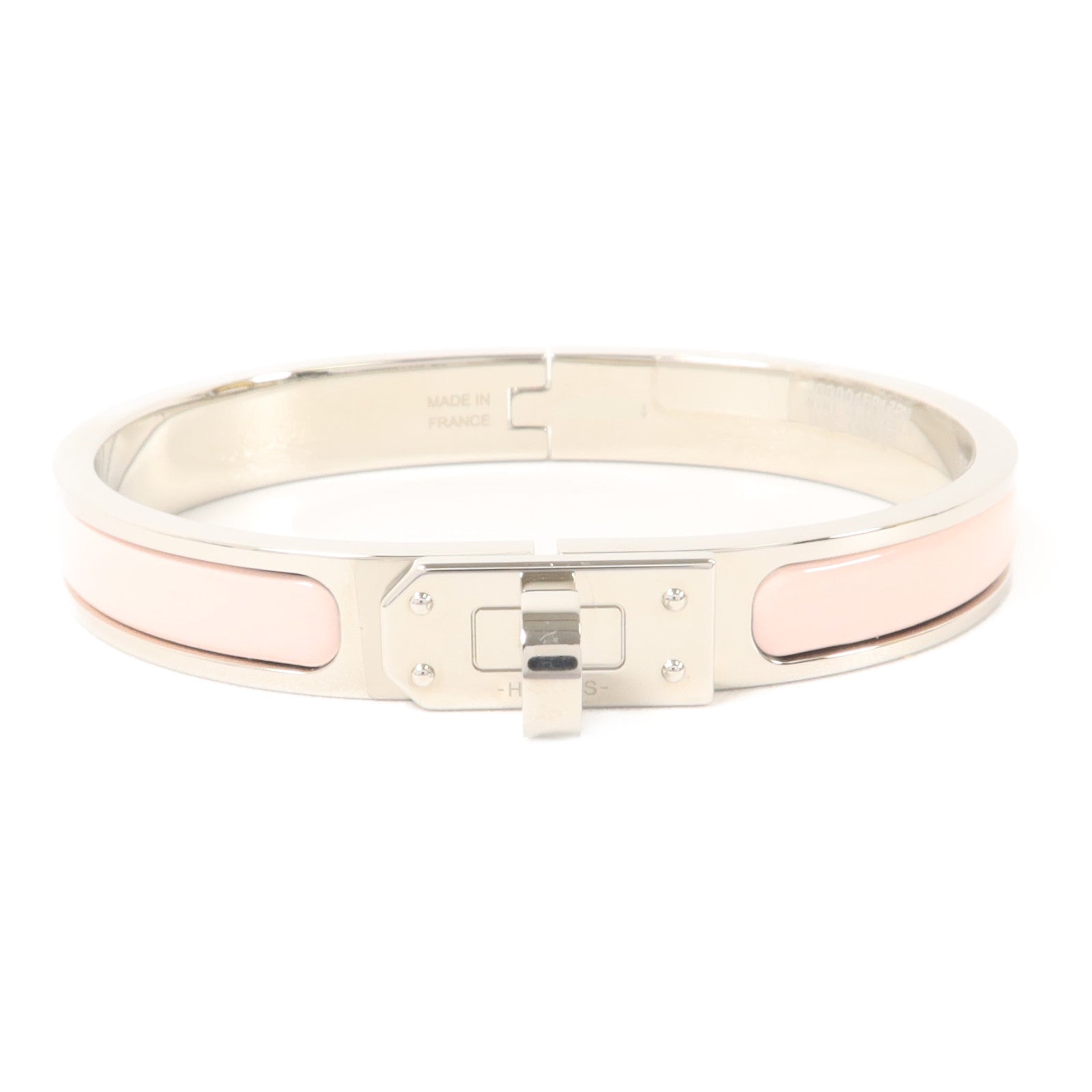HERMES 金屬/瓷漆Mini Clic Kelly Bracelet手鐲