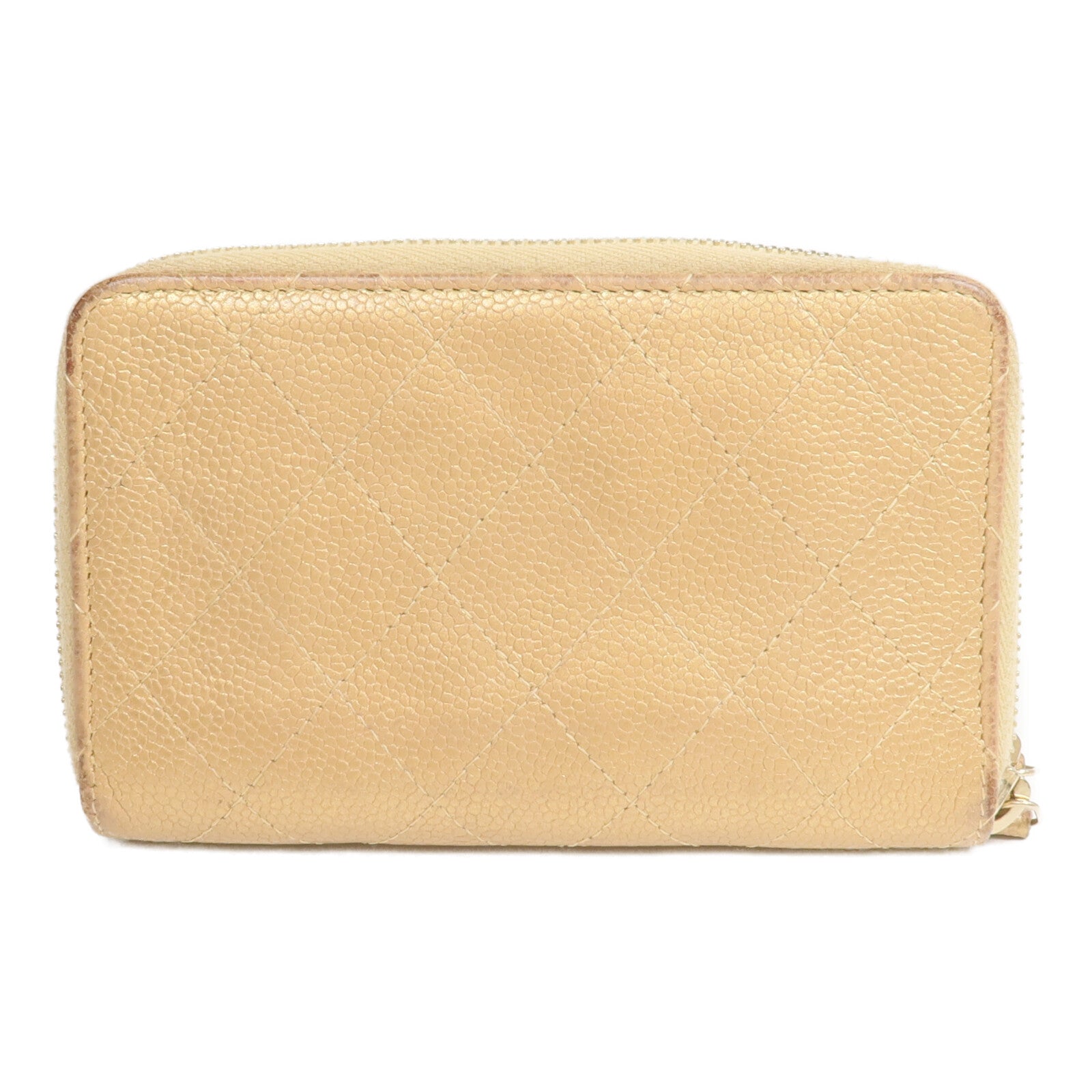 CHANEL 牛皮皮革Zipper Wallet錢包