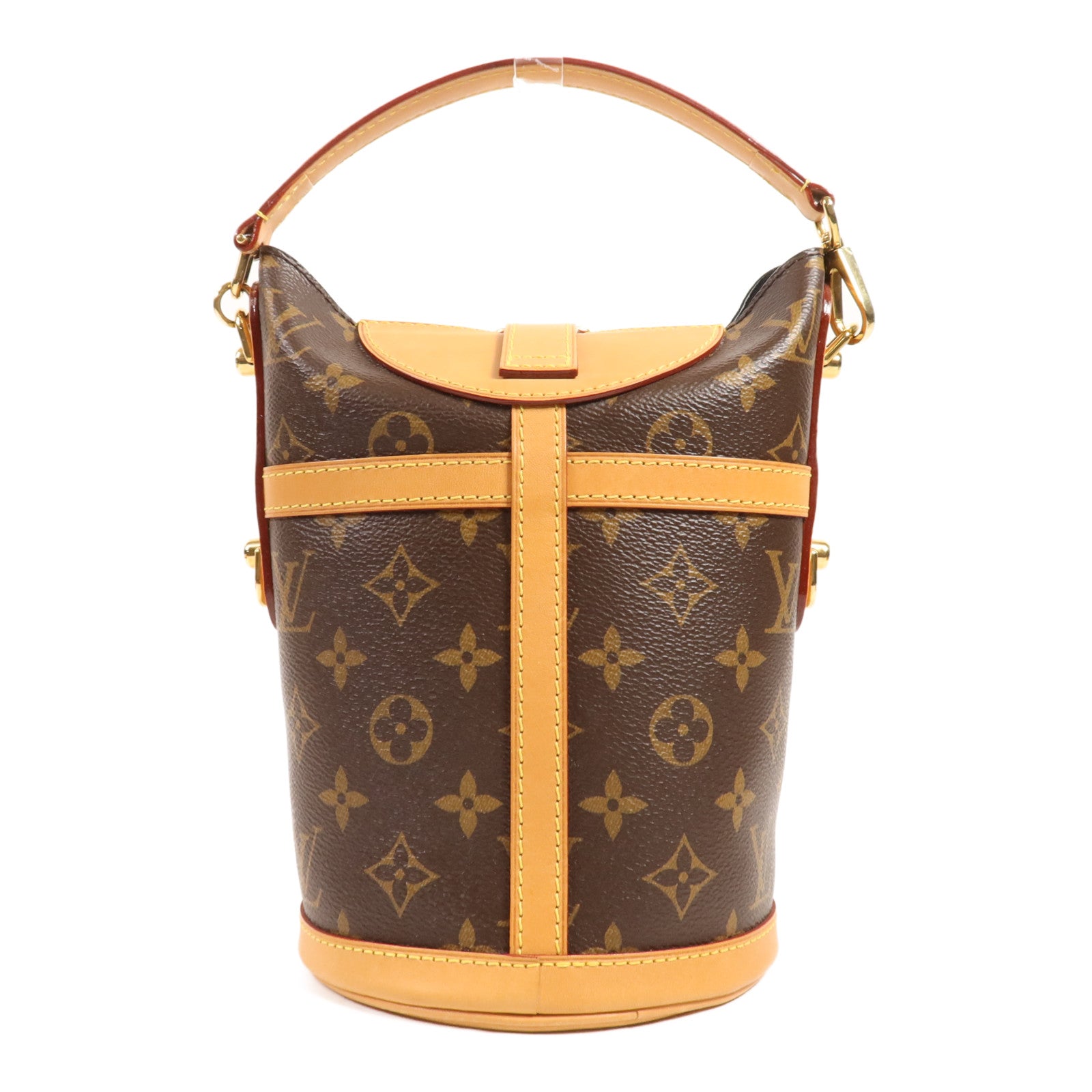 LOUIS VUITTON Monogram Duffle金扣手挽肩背兩用袋