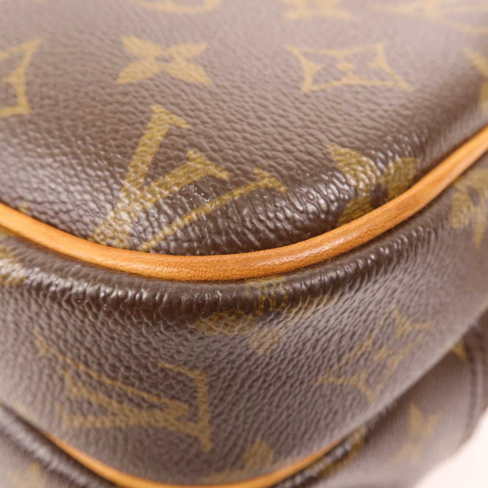 LOUIS VUITTON Monogram Reporter PM金扣肩背袋