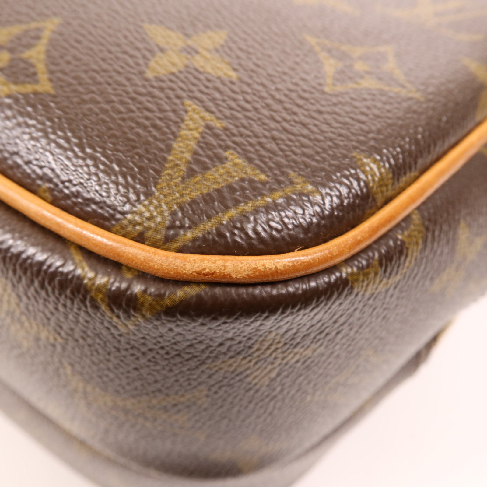 LOUIS VUITTON Monogram Reporter PM金扣肩背袋