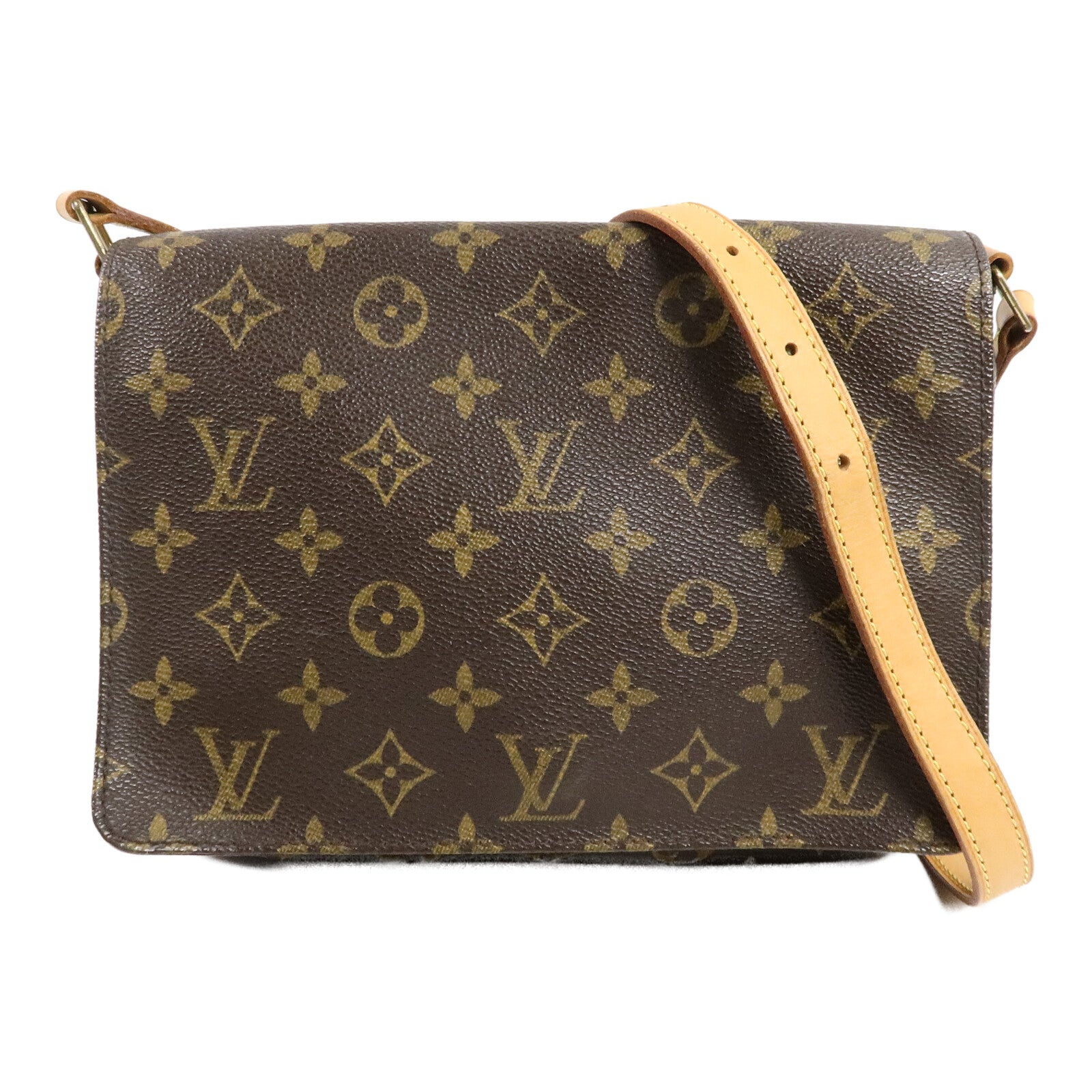 LOUIS VUITTON Monogram Musette Tango Short金扣肩背袋