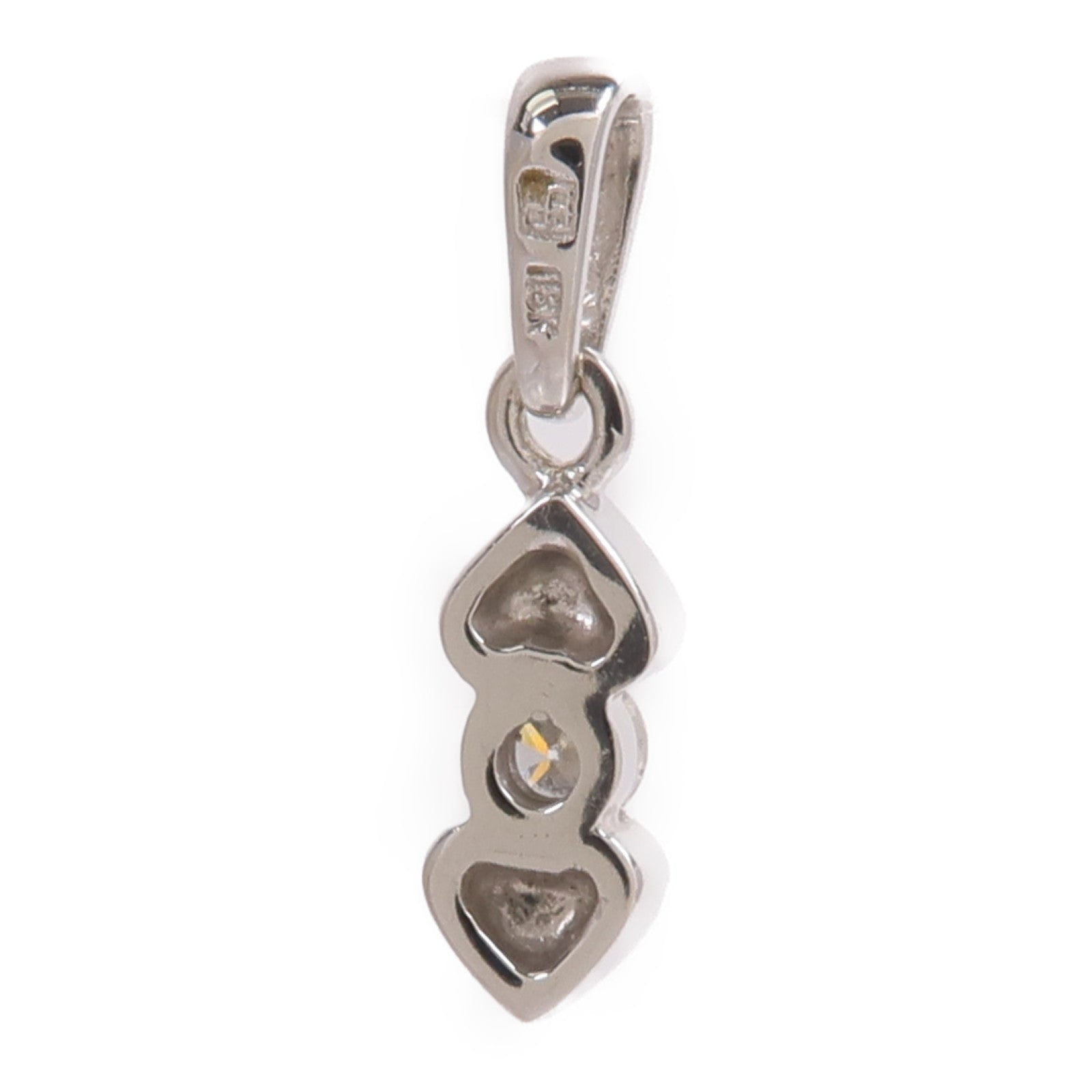 JEWELRY 18K白金Diamond Pendant Top鑽石吊墜