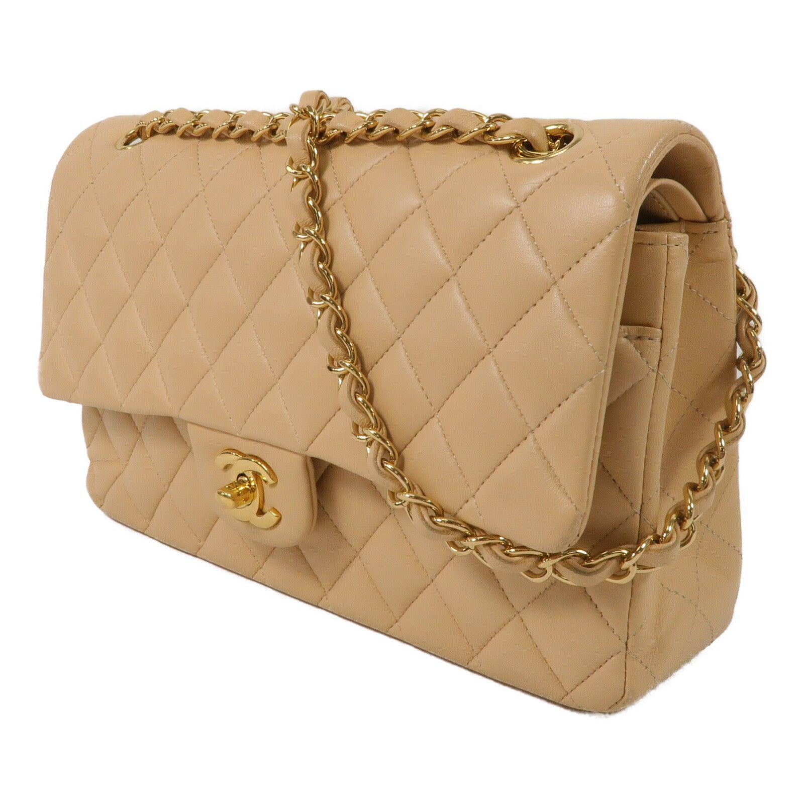 CHANEL Classic 25銀扣鏈帶肩背袋