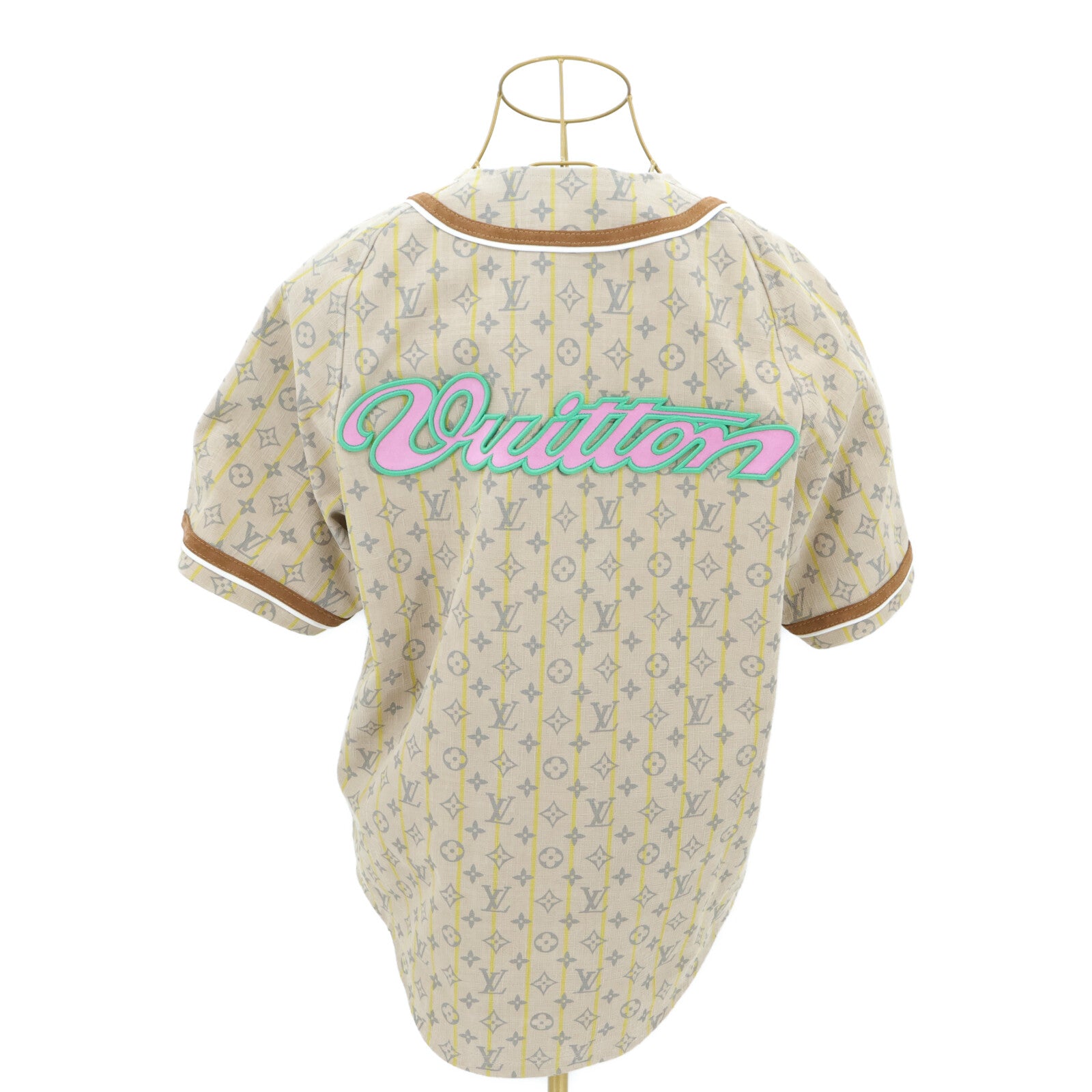 LOUIS VUITTON Leather Baseball Shirt 上衣
