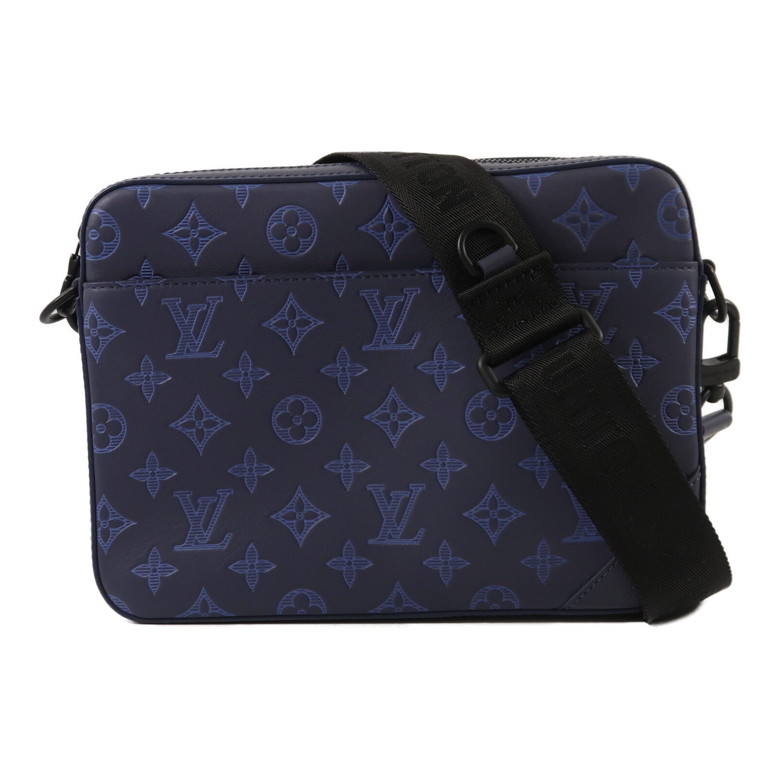 LOUIS VUITTON Monogram Shadow Duo Messenger肩背袋