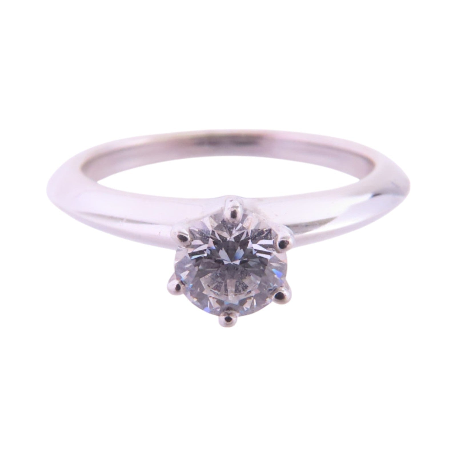 TIFFANY&CO PT950鉑金Diamond Ring鑽石戒指US#3.5