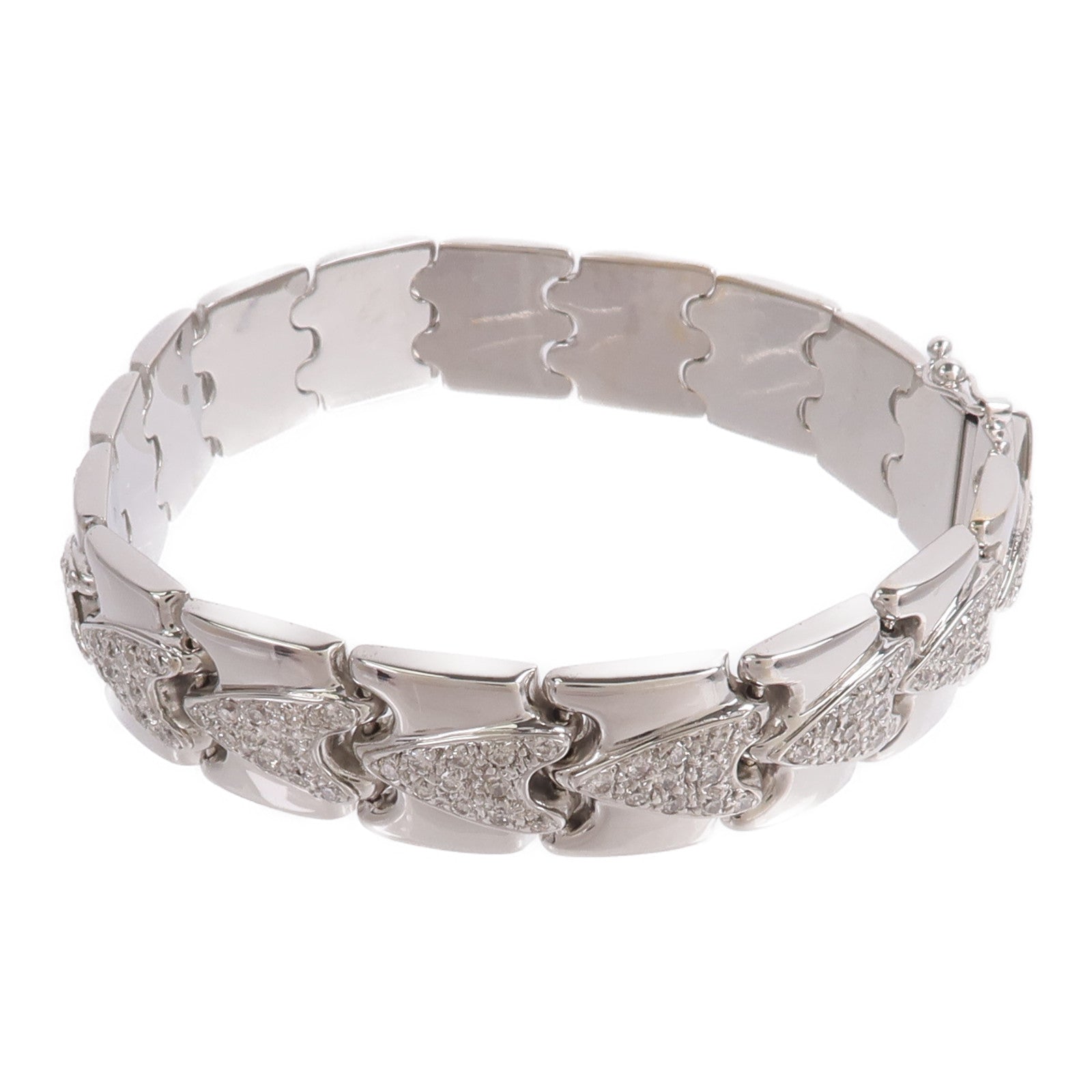 JEWELRY 18K白金Bracelet鑽石手鐲