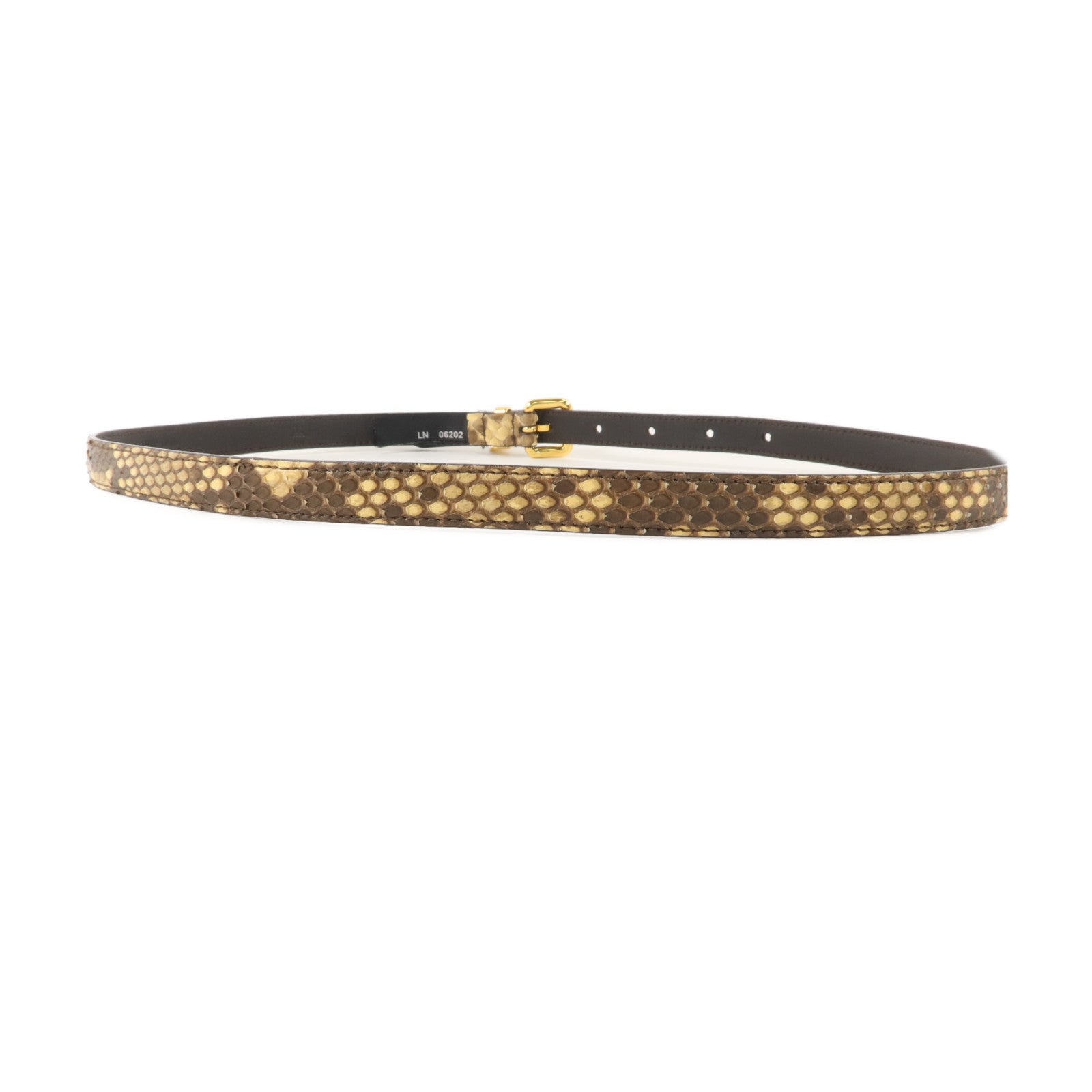 Miu Miu 蛇皮皮革Belt 80cm皮帶