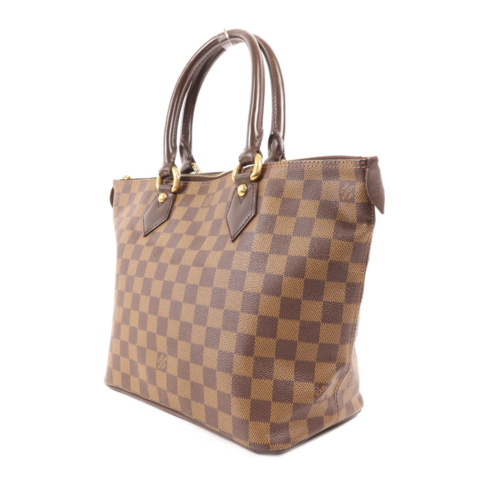 LOUIS VUITTON Damier Saleya PM金扣肩背袋