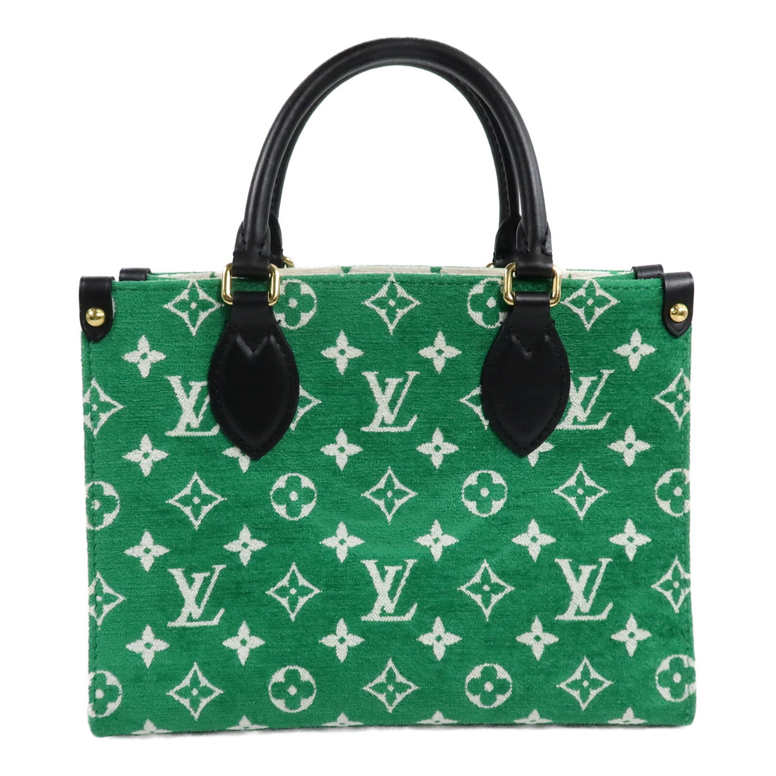LOUIS VUITTON Monogram Jacquard OnTheGo PM手挽肩背兩用袋