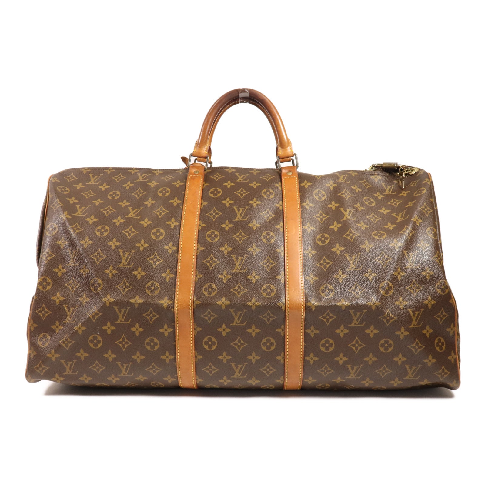 LOUIS VUITTON Monogram Keepall 60金扣手挽袋